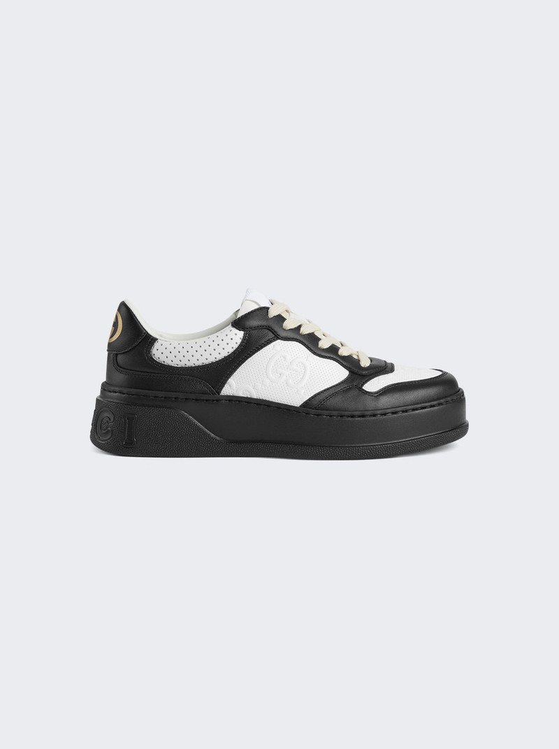 GG Embossed Sneaker Black and White - 1