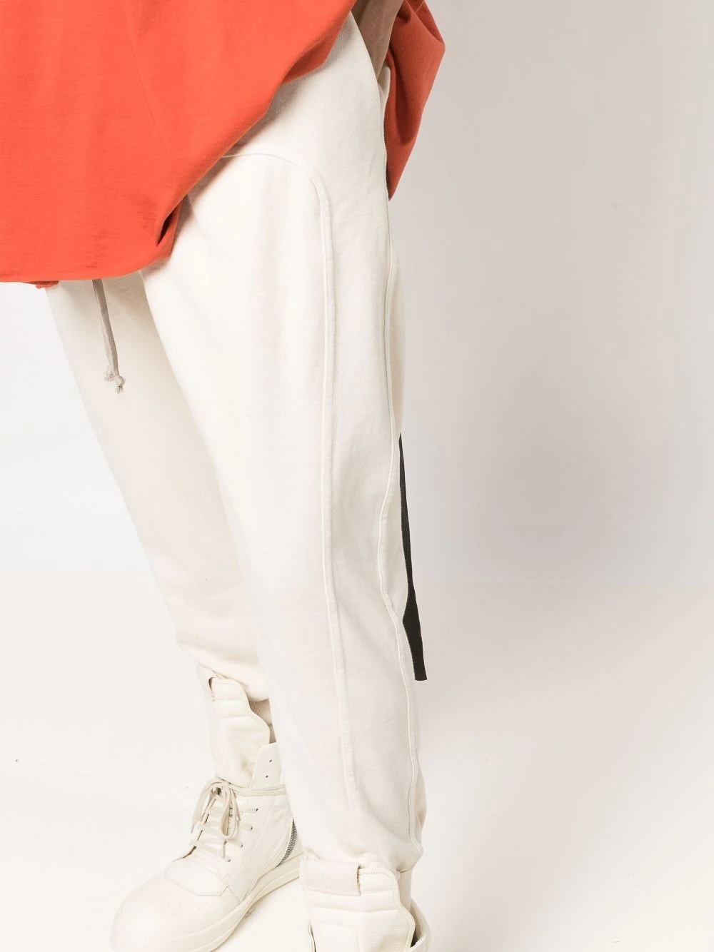 cropped drawstring track pants - 5