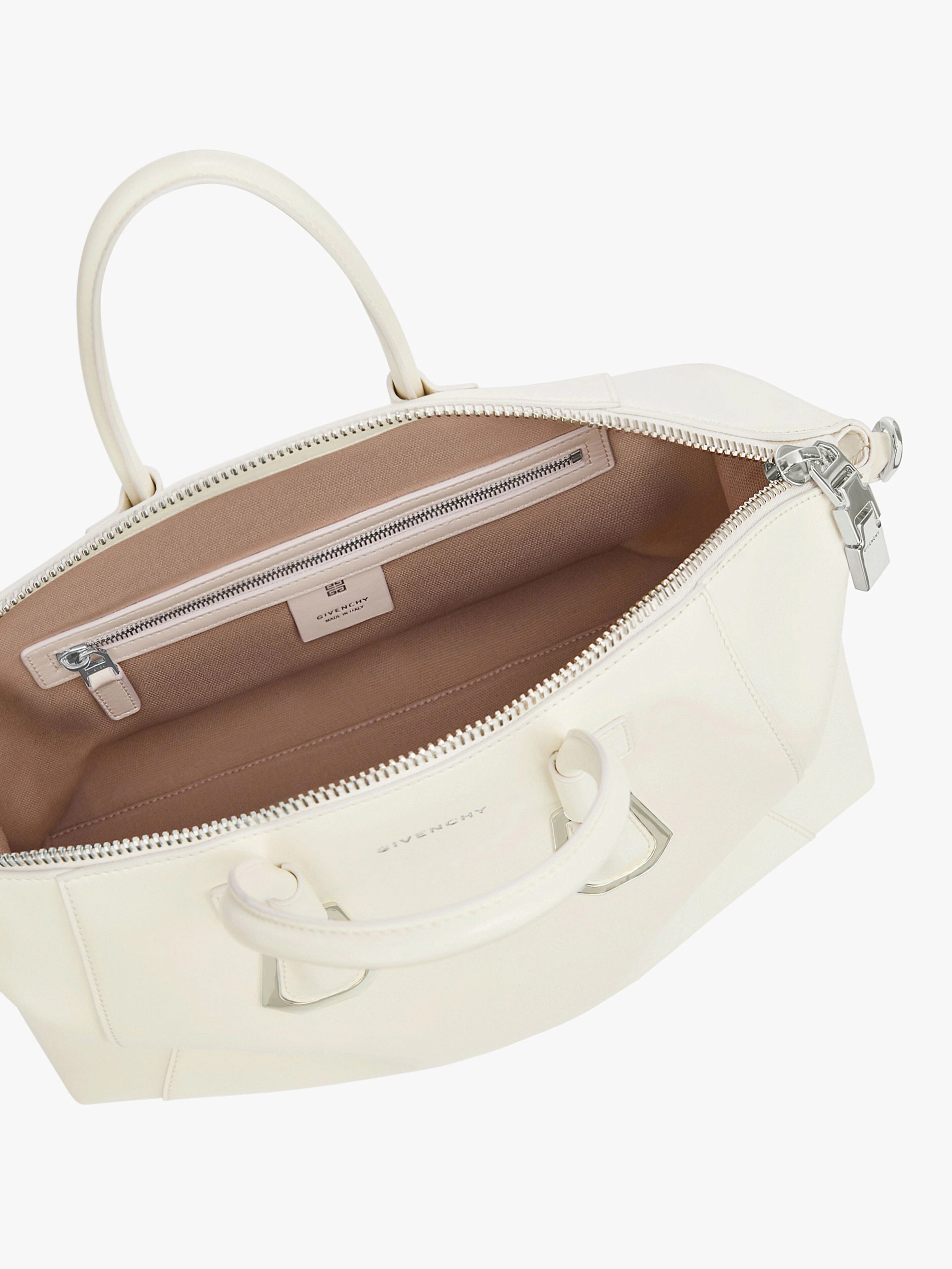 SMALL ANTIGONA SPORT BAG IN LEATHER WITH METALLIC DETAILS - 6