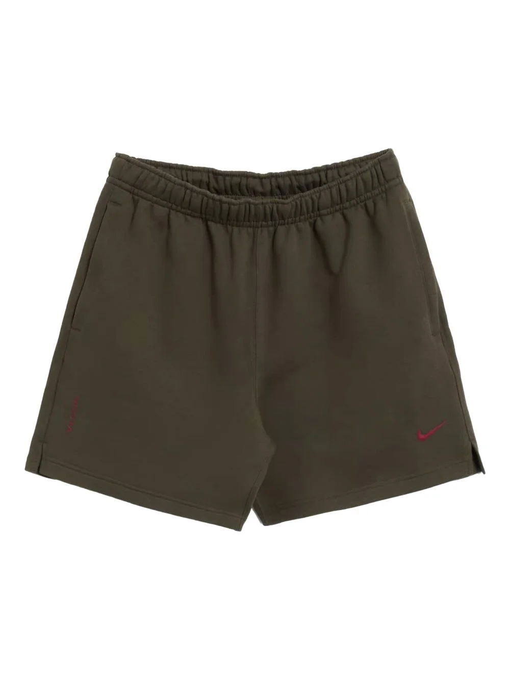 logo-embroidered shorts - 1