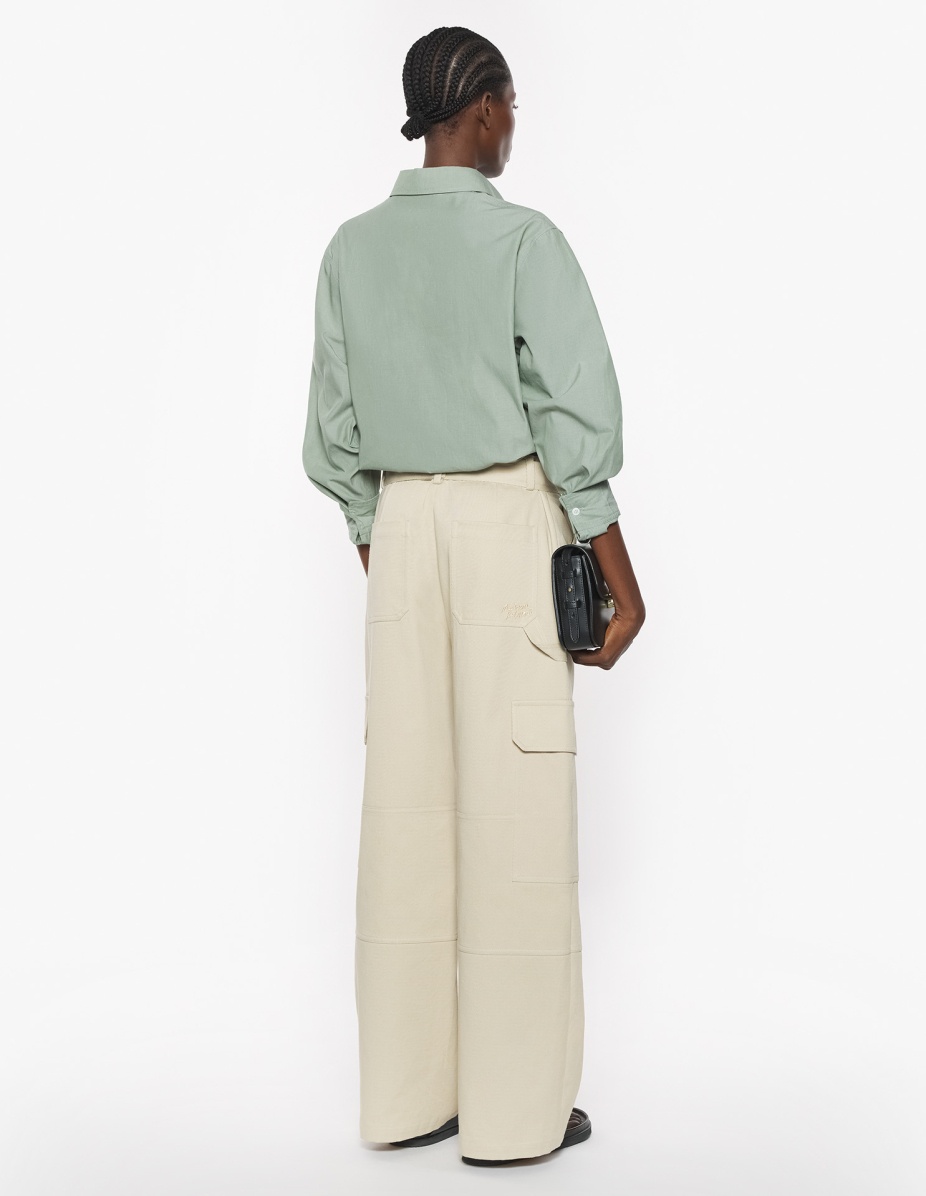 DRAWSTRING CROPPED SHIRT - 5