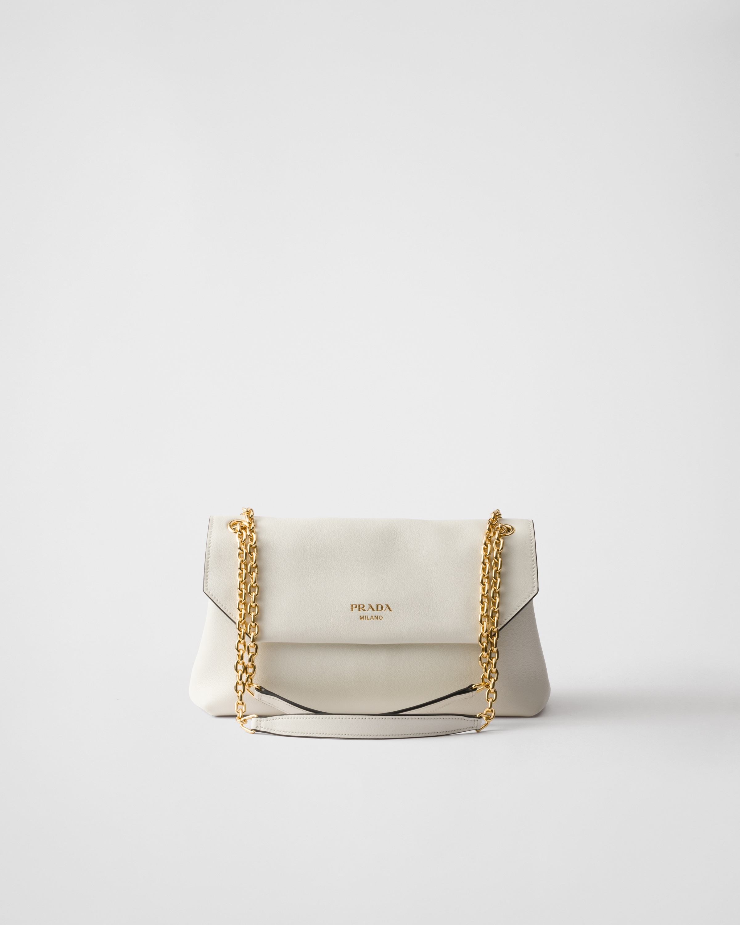 Medium leather shoulder bag - 1