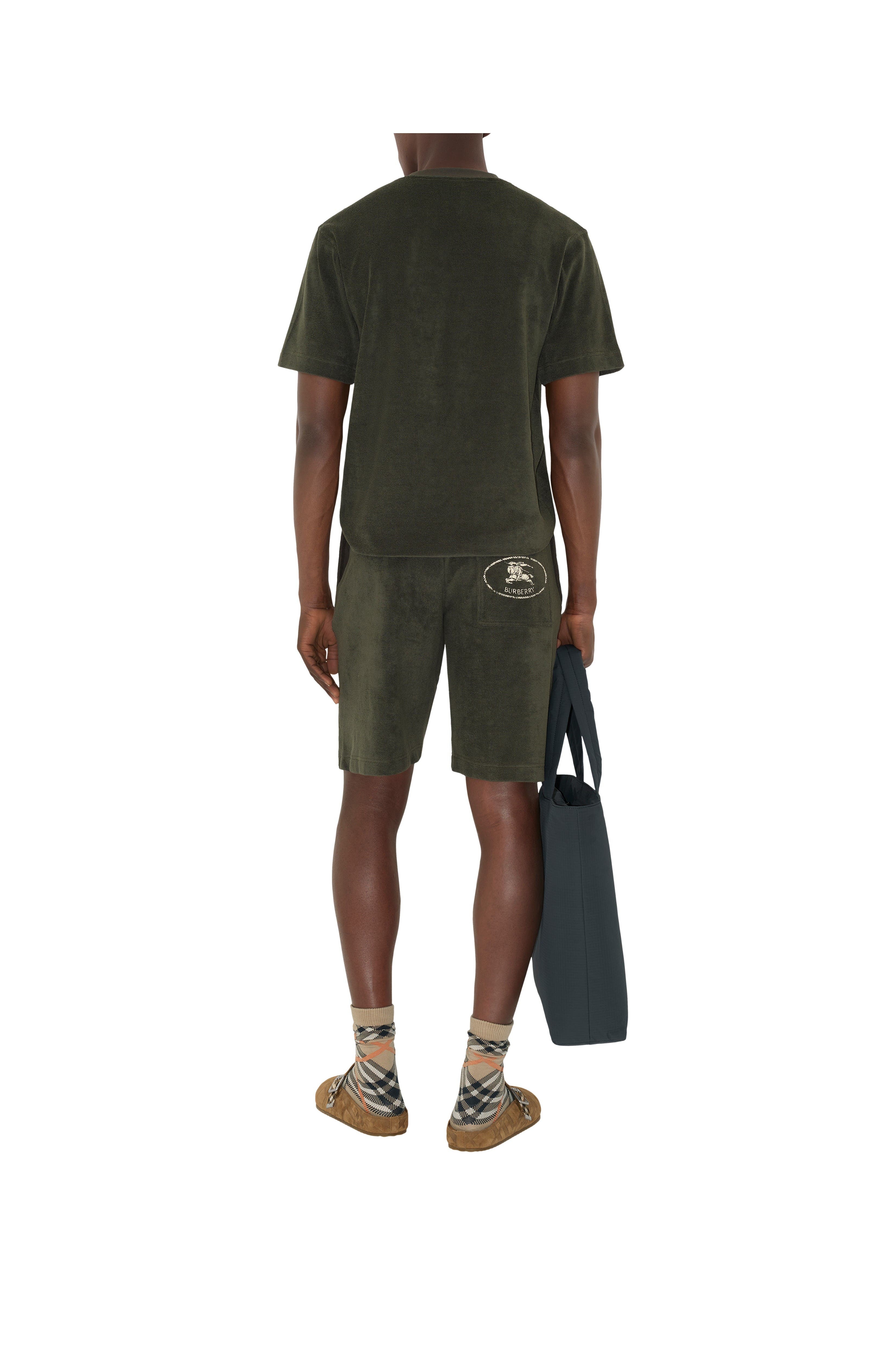 burberry Towelling Shorts in Shale Green at Nordstrom - 2