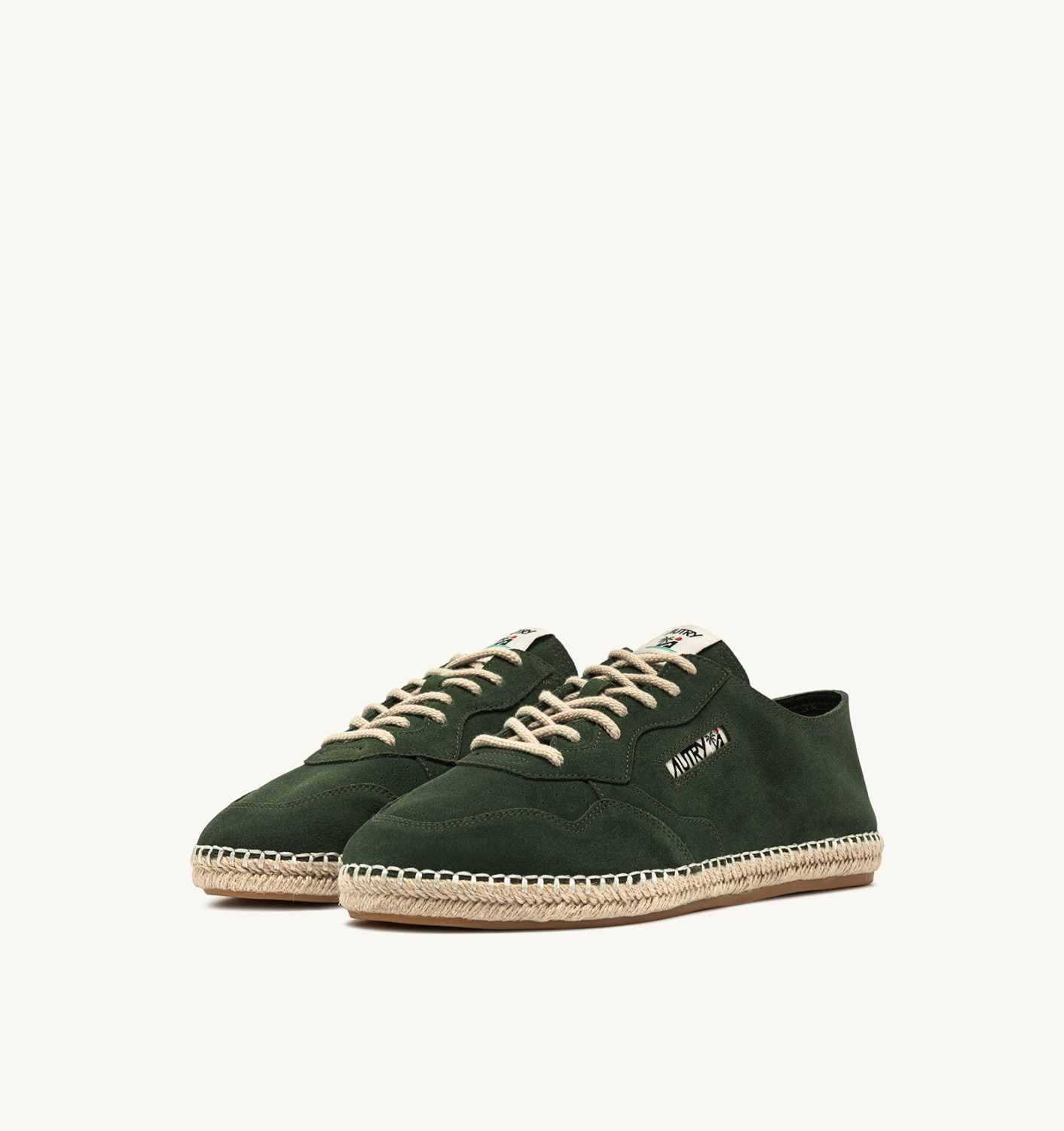 SANDY ESPADRILLES IN MOSS SUEDE - 2