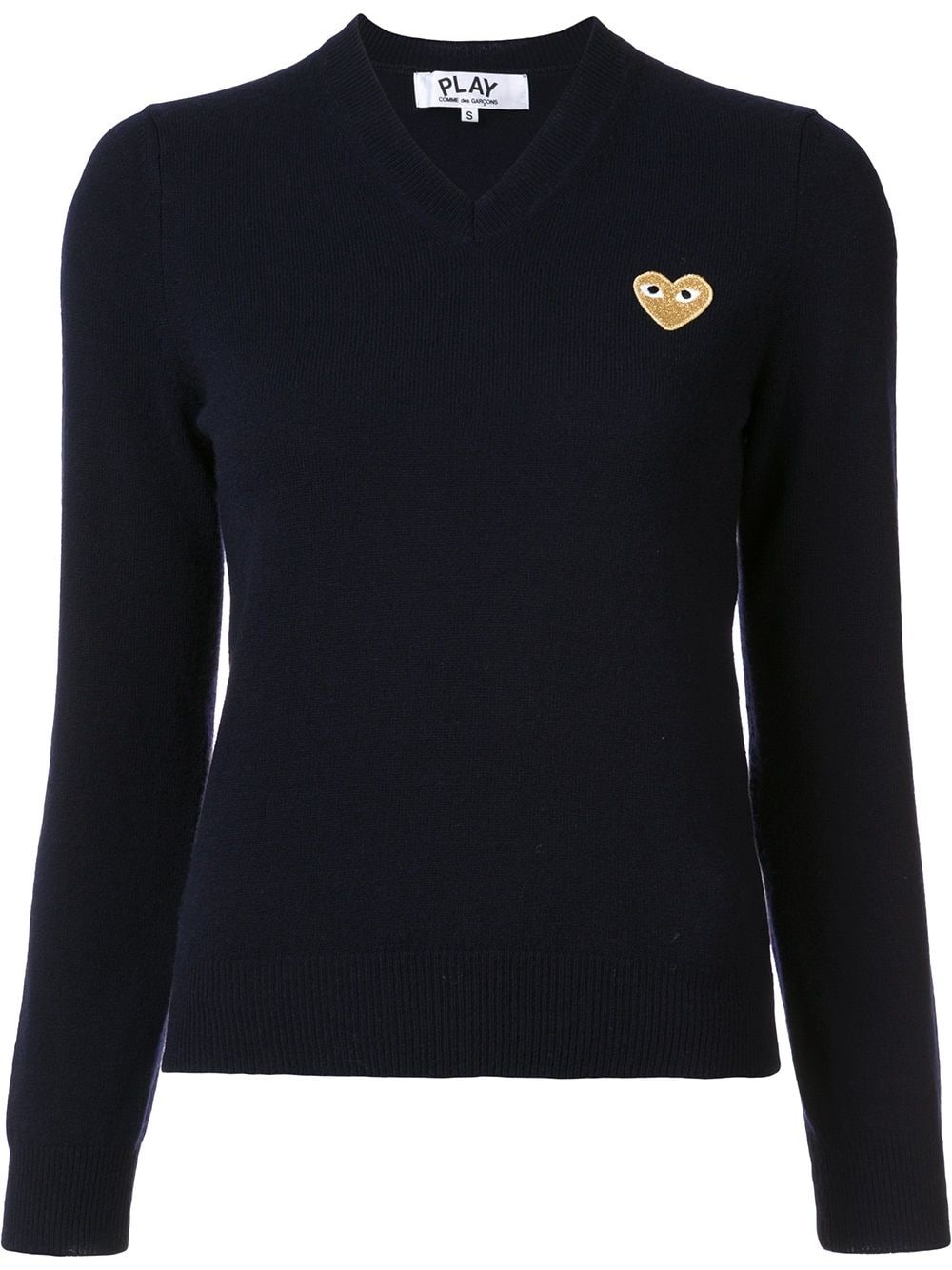 heart v-neck jumper - 1