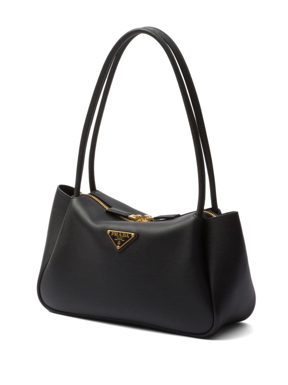medium triangle-logo shoulder bag - 5