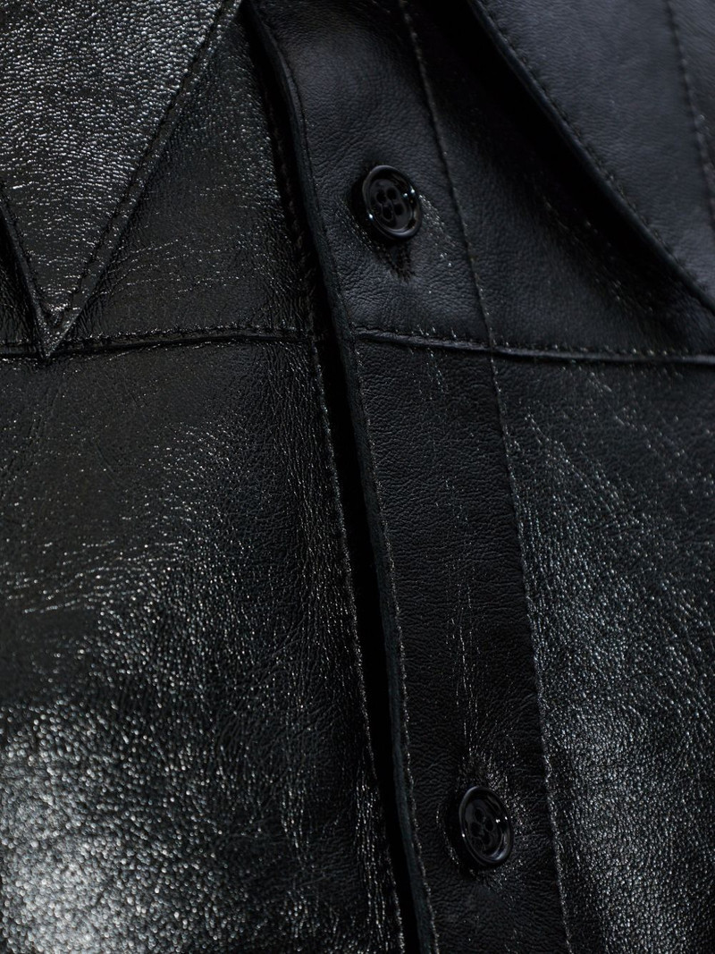 panelled leather shirt 5