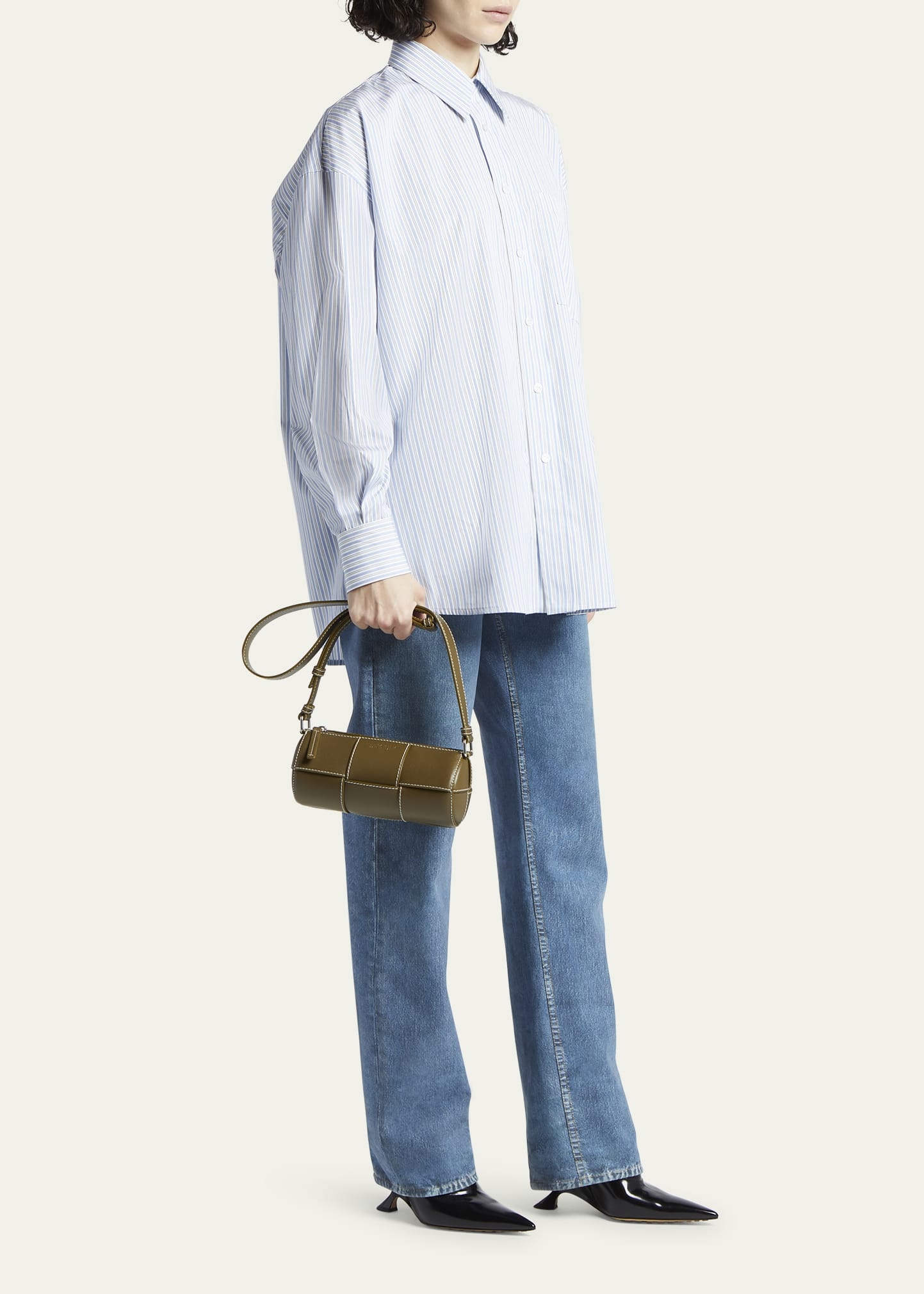Arco Canette Small Intreccio Shoulder Bag - 5