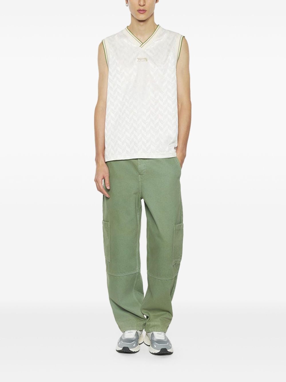 Flash Fox-jacquard tank top - 2