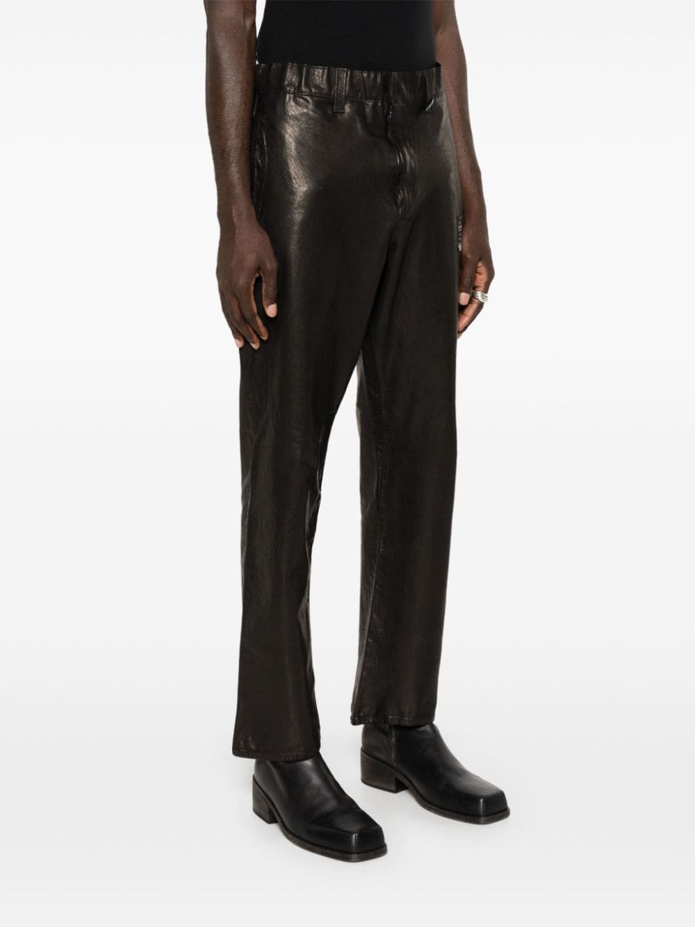 leather trousers - 3