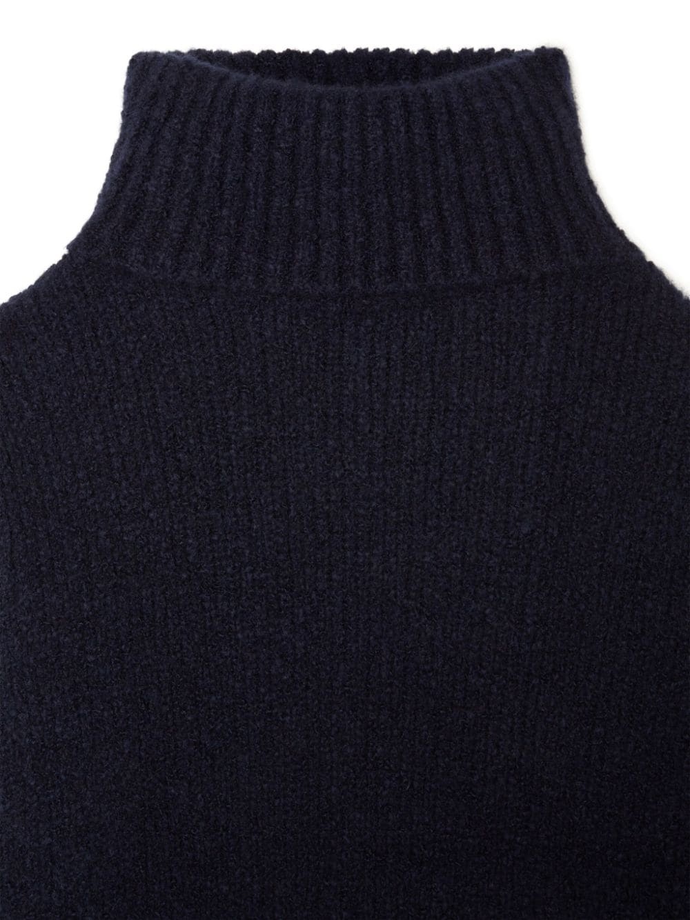 logo-plaque knitted jumper - 7