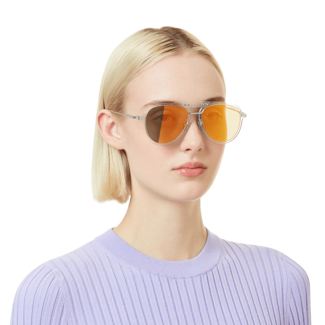 Eyewear Pilot Transparent Sunglasses - 5