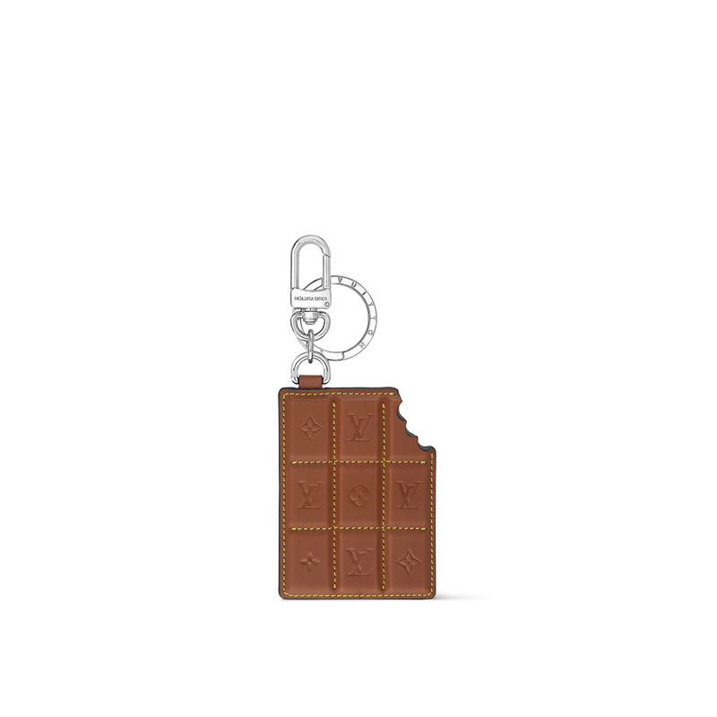 LV Chocolate Bar Figurine Key Holder And Bag Charm - 1