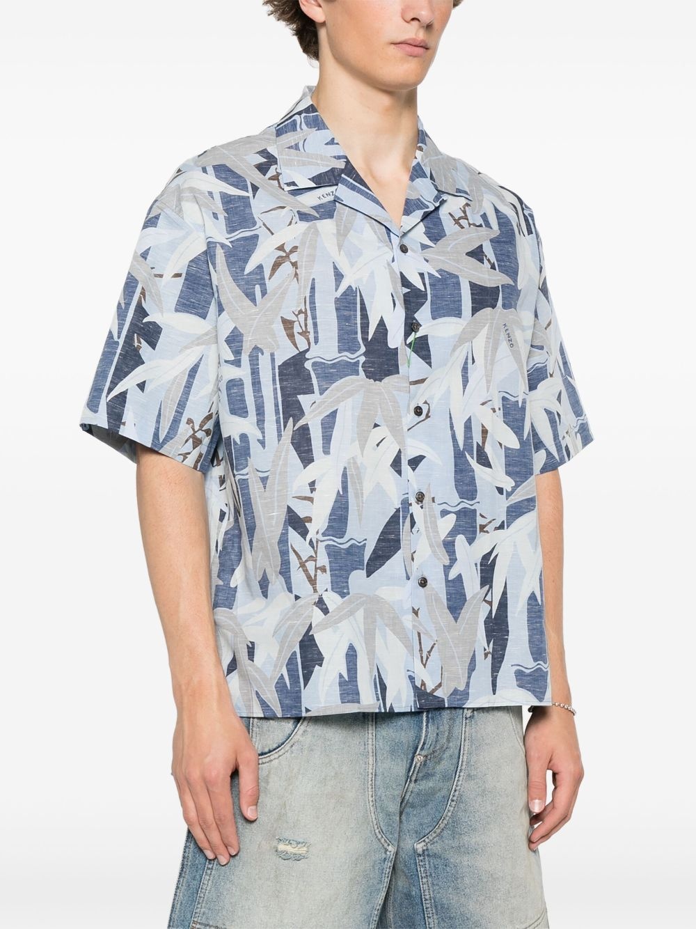 Chiku-Rin Camo Hawaiian shirt - 3