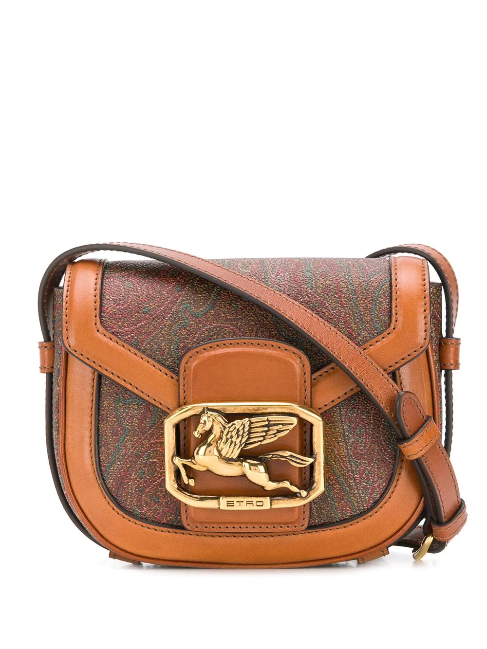 Pegaso paisley crossbody bag - 1