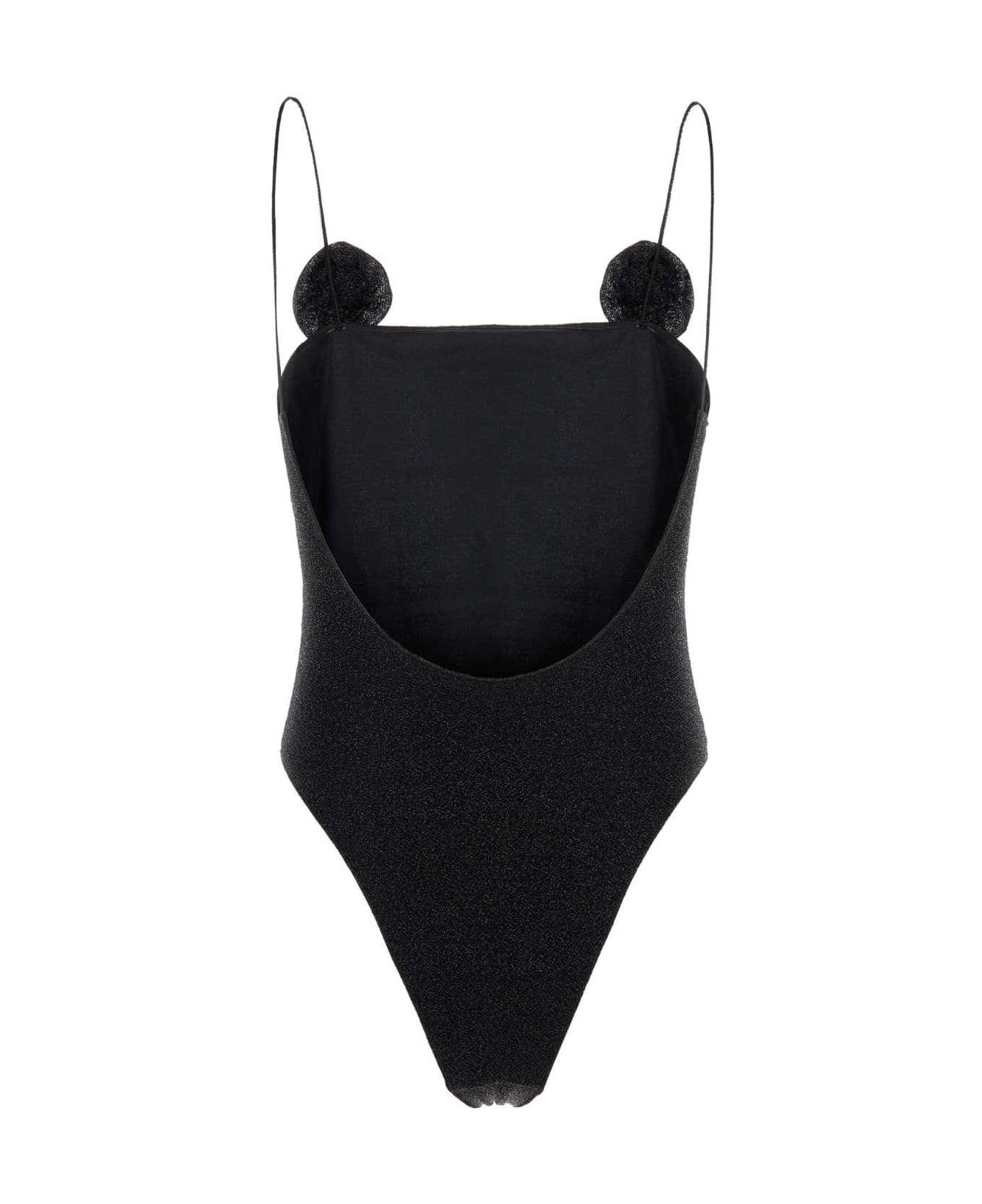 Black Nylon Blend Swimsuit - 2