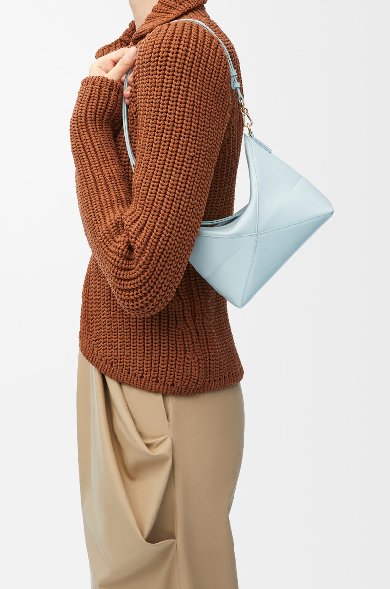 Puzzle Fold pouch in shiny nappa calfskin 3