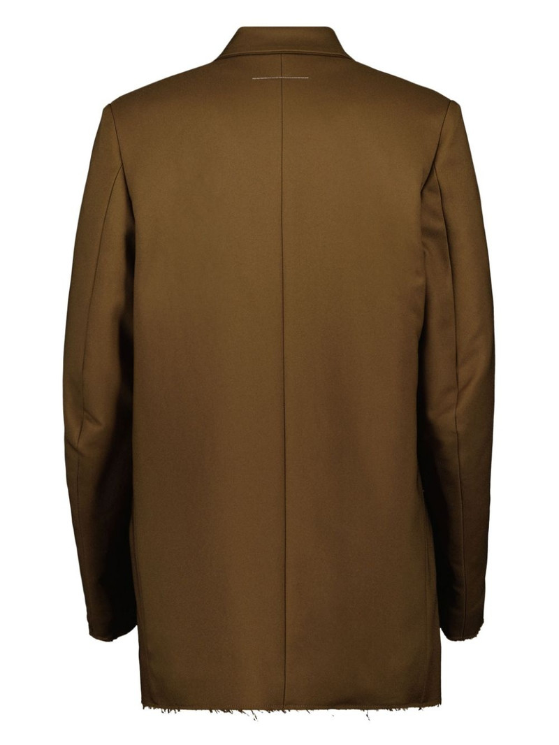 MM6 Maison Margiela notched-lapels blazer outlook