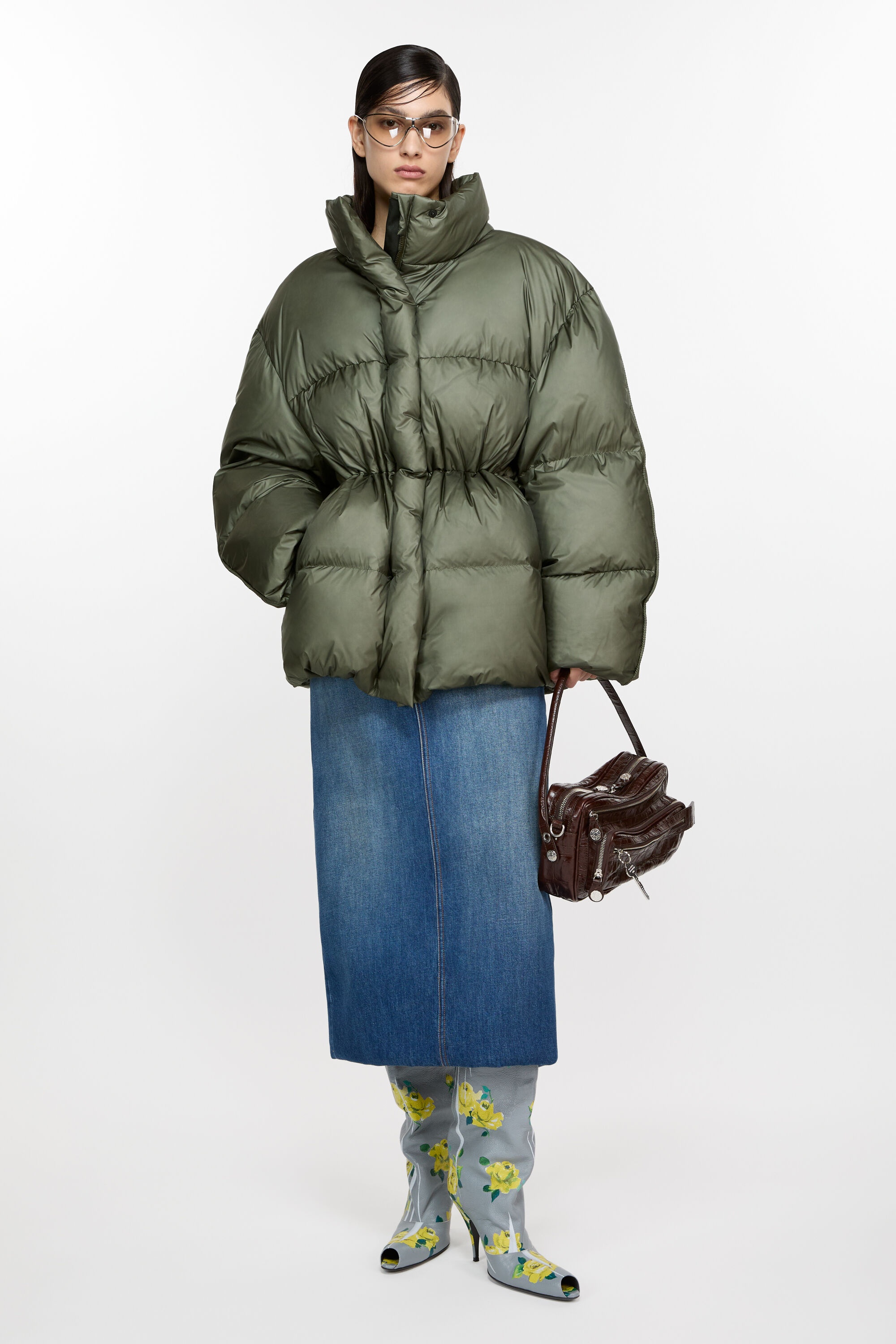 Acne Studios Down jacket - Dark green | REVERSIBLE