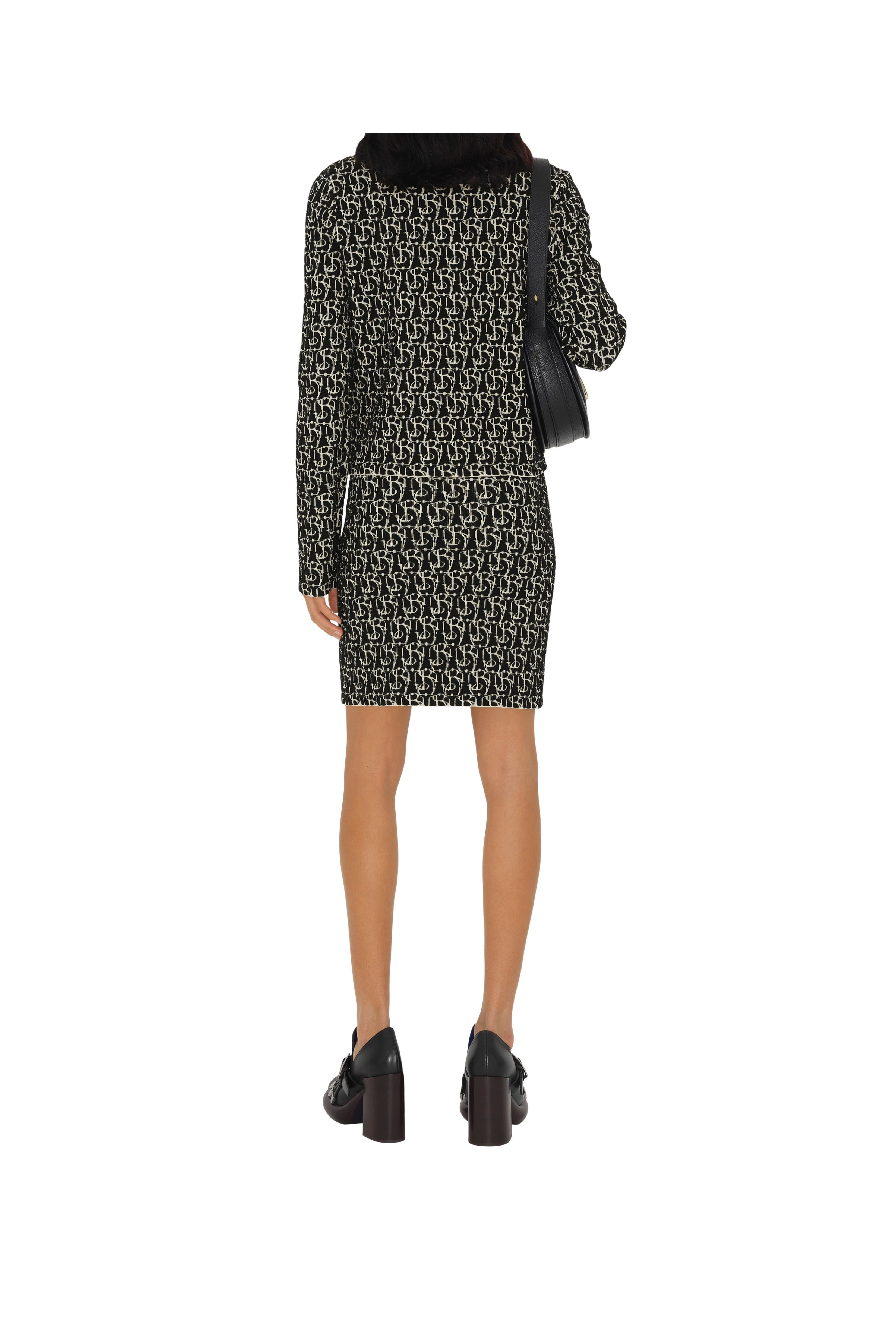 burberry B Charm Wool Blend Skirt in Black at Nordstrom - 4