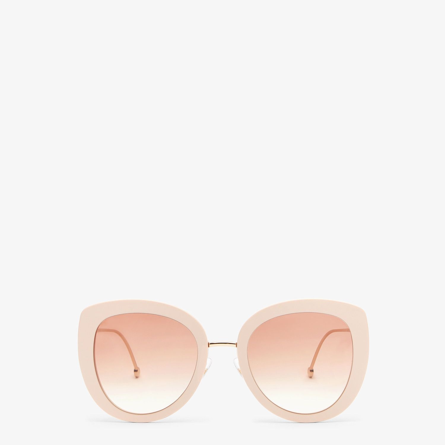 Pink acetate and metal sunglasses - 1