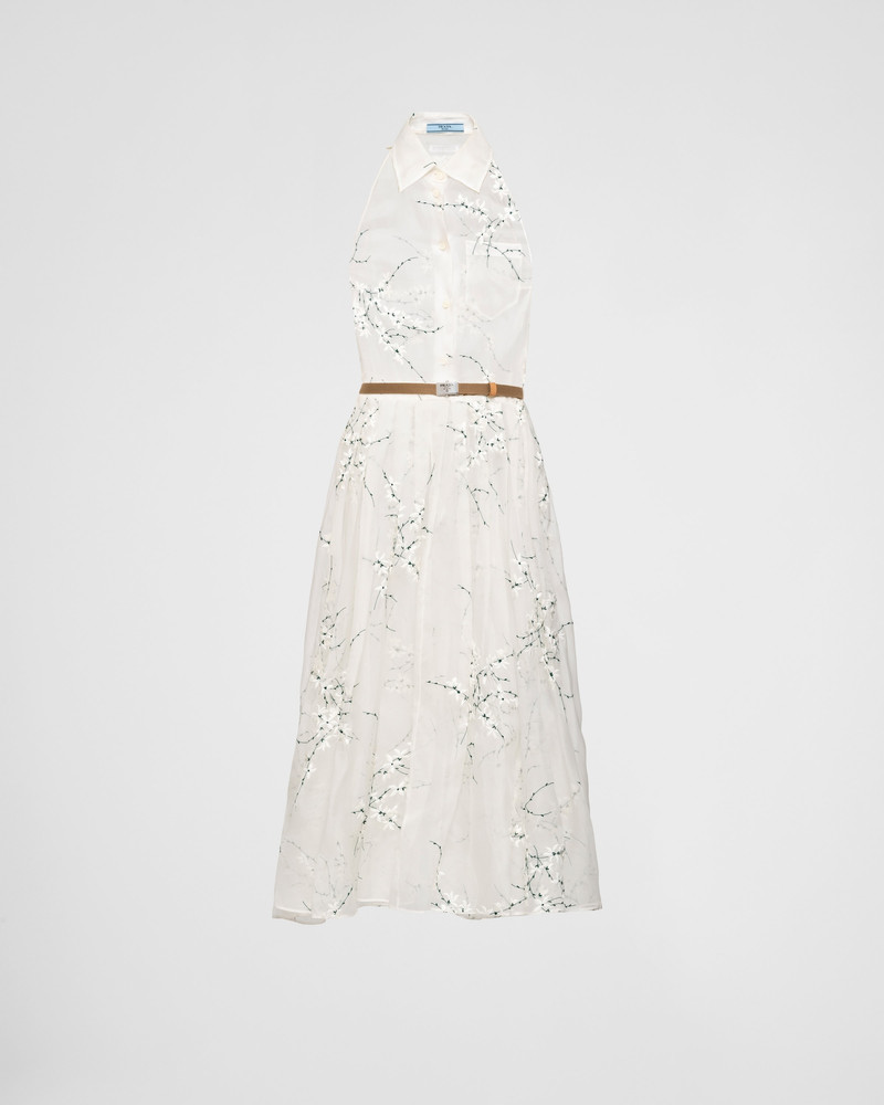 Embroidered organza dress 1