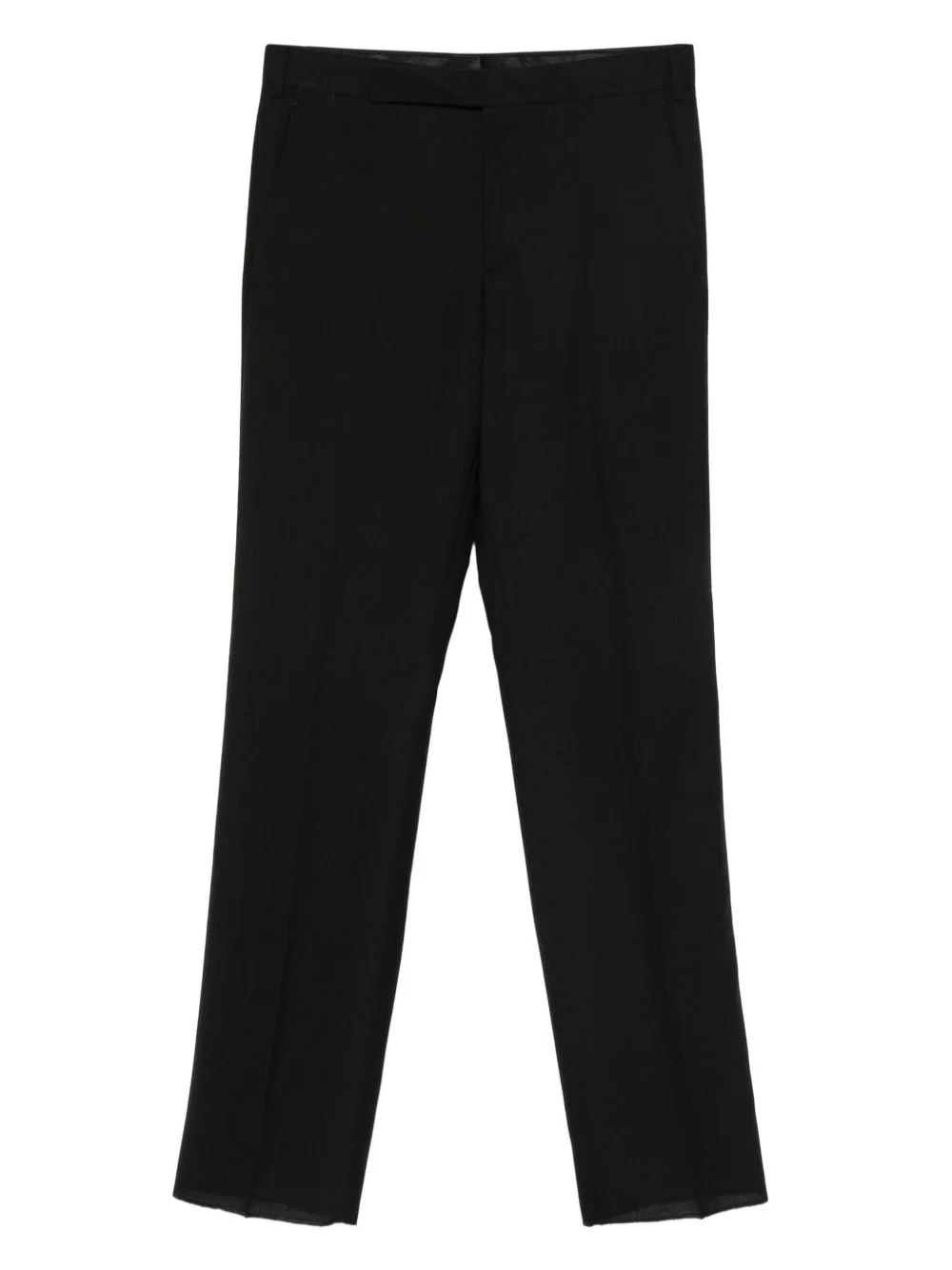 wool straight-leg trousers - 1