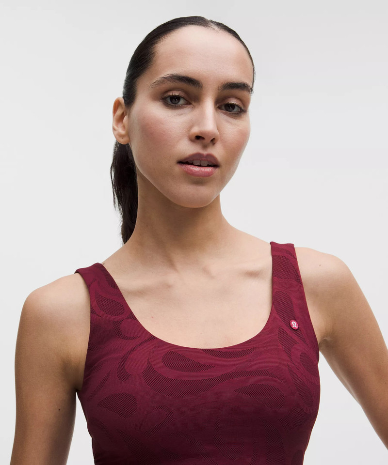Paisley-Mesh Tennis Tank Top *B/C Cup 4