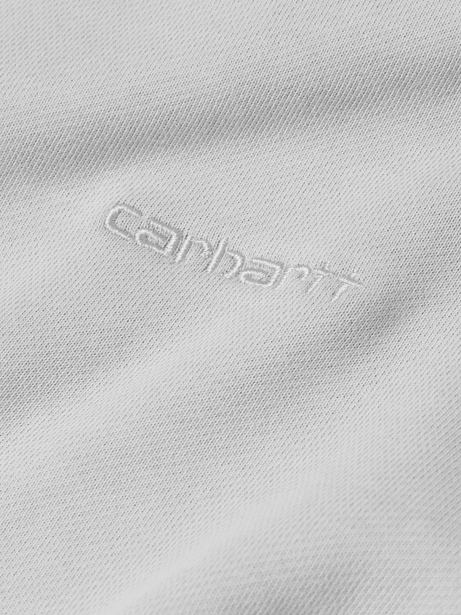 Duster Garment-Dyed Logo-Embroidered Cotton-Jersey Sweatshirt - 4