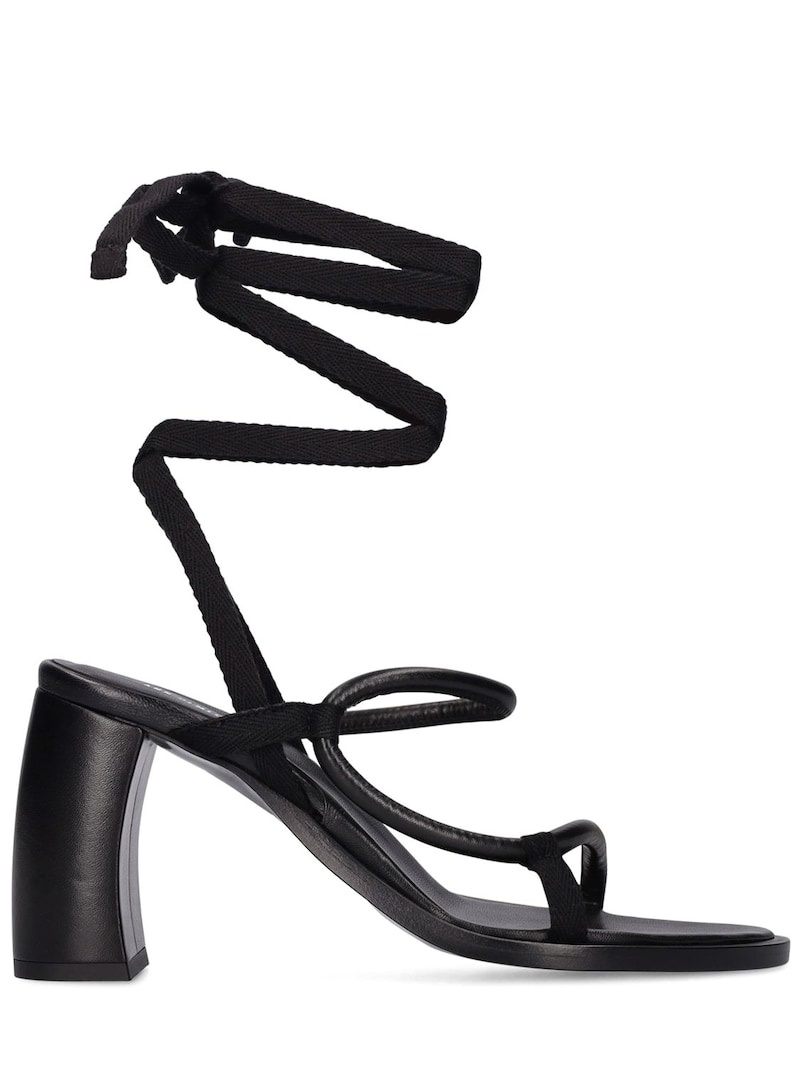 90mm Solange mignon leather sandals - 1