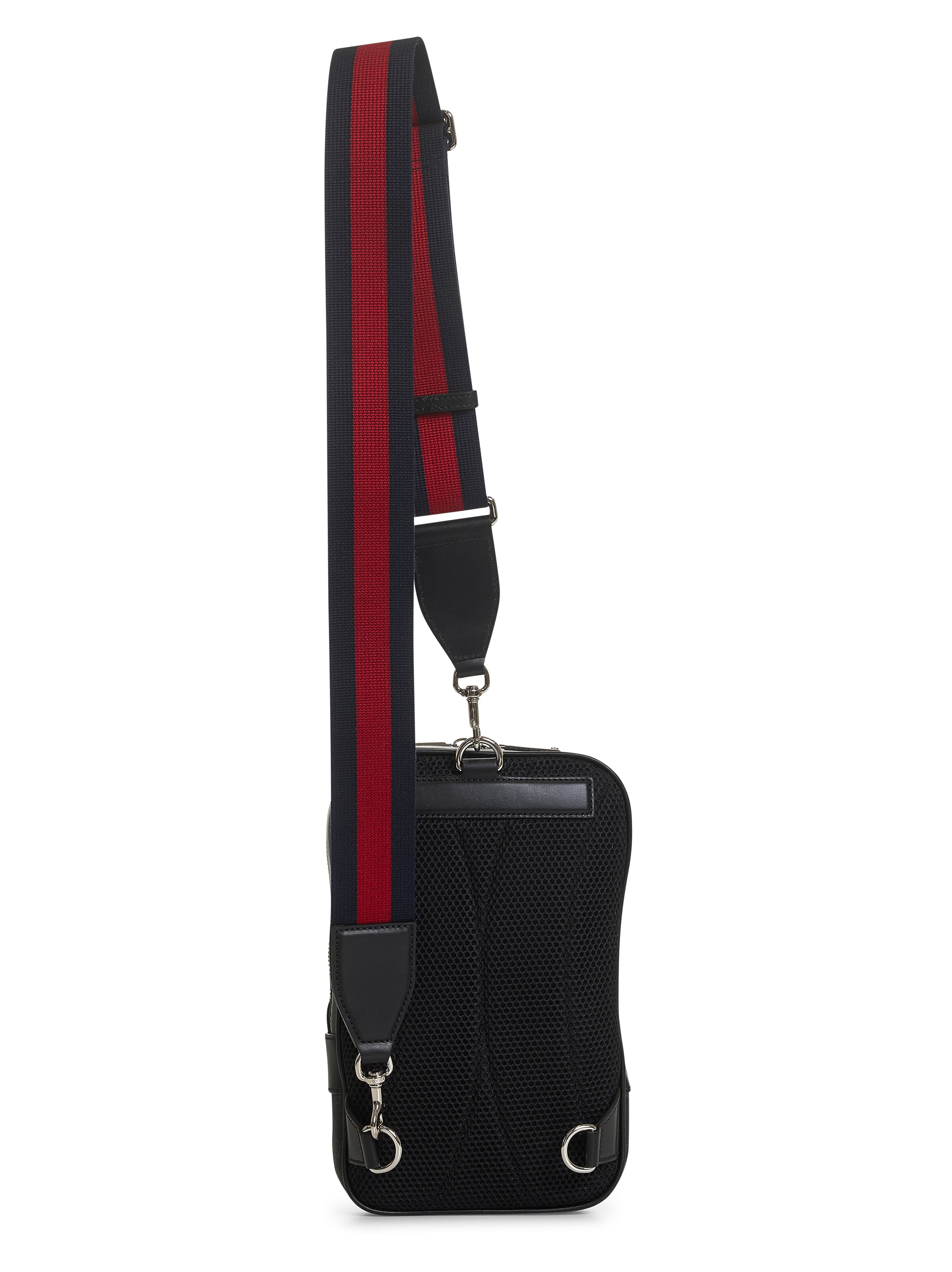 Gucci Men Black Gg Small Slingbag - 3