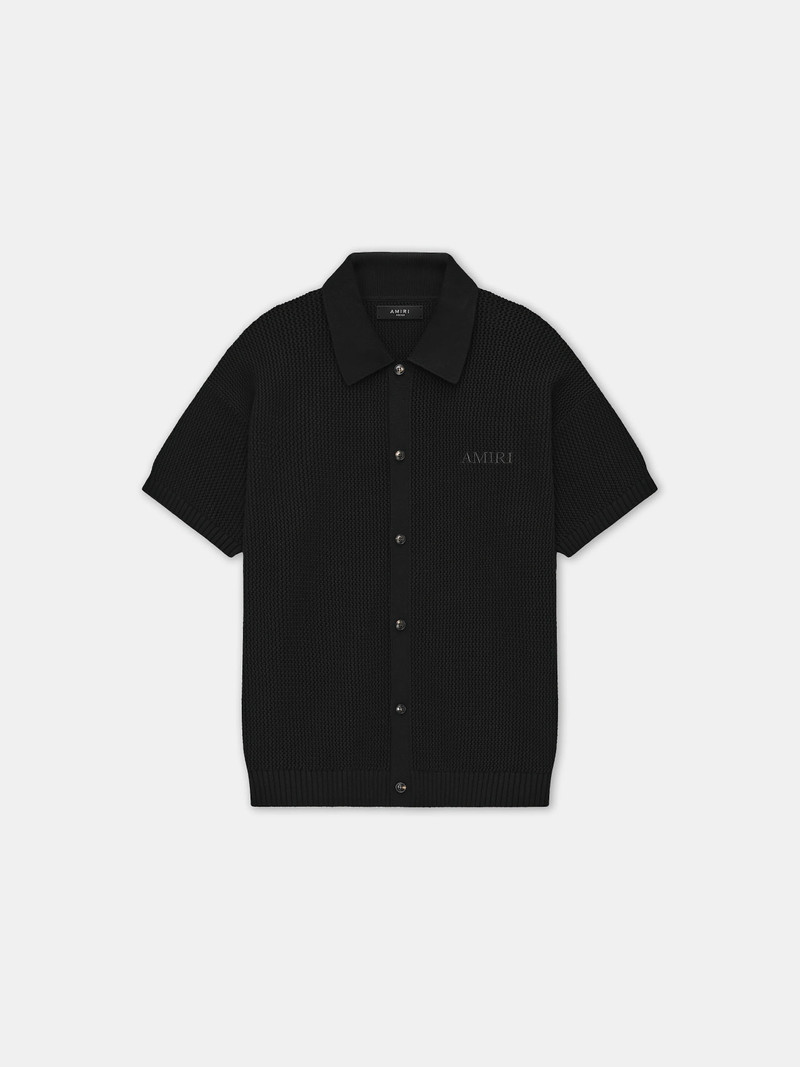AMIRI CROCHET MESH SHIRT - 1