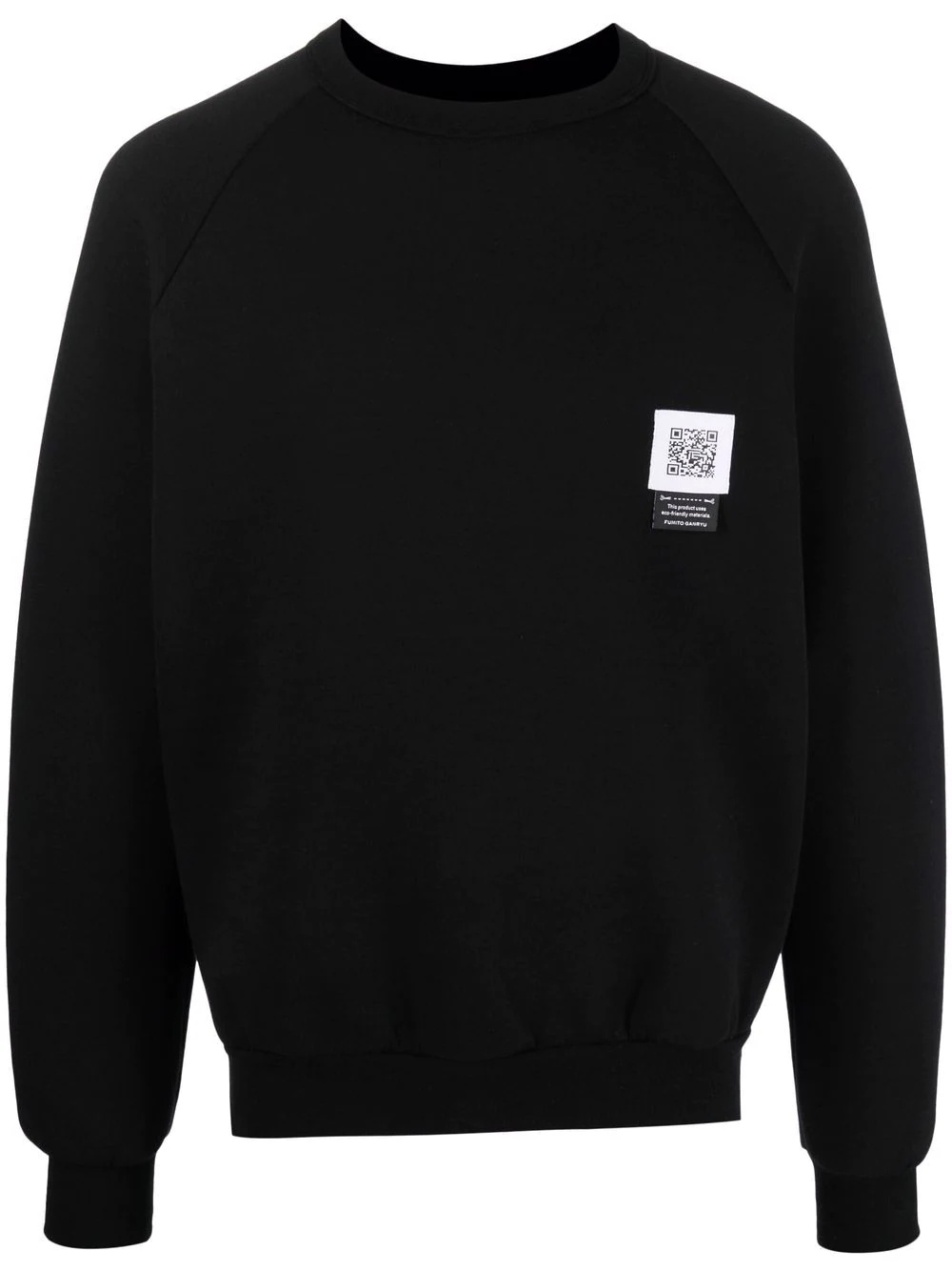 side-zips cotton-blend sweatshirt - 1