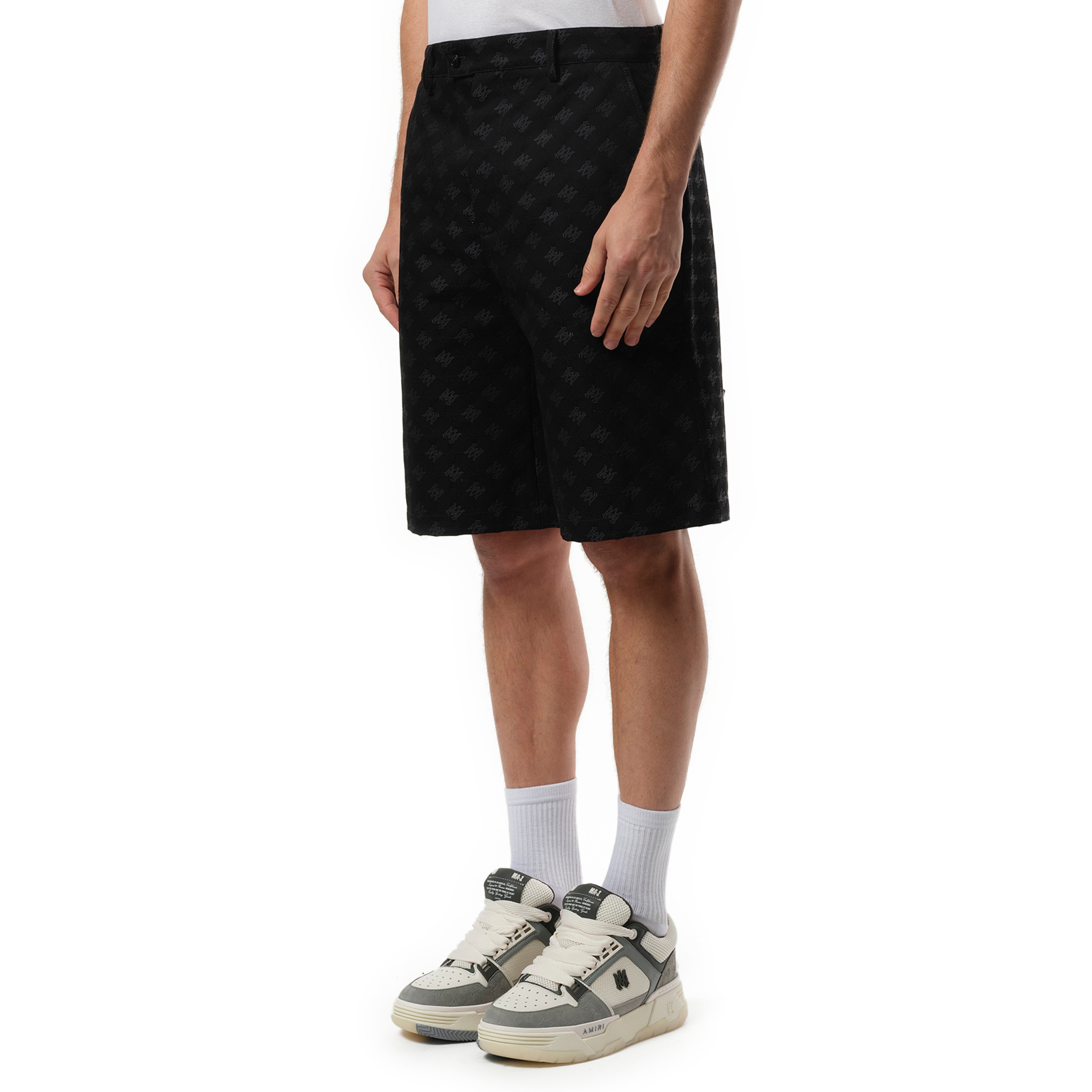 MA Quad Jacquard Shorts in Black - 5