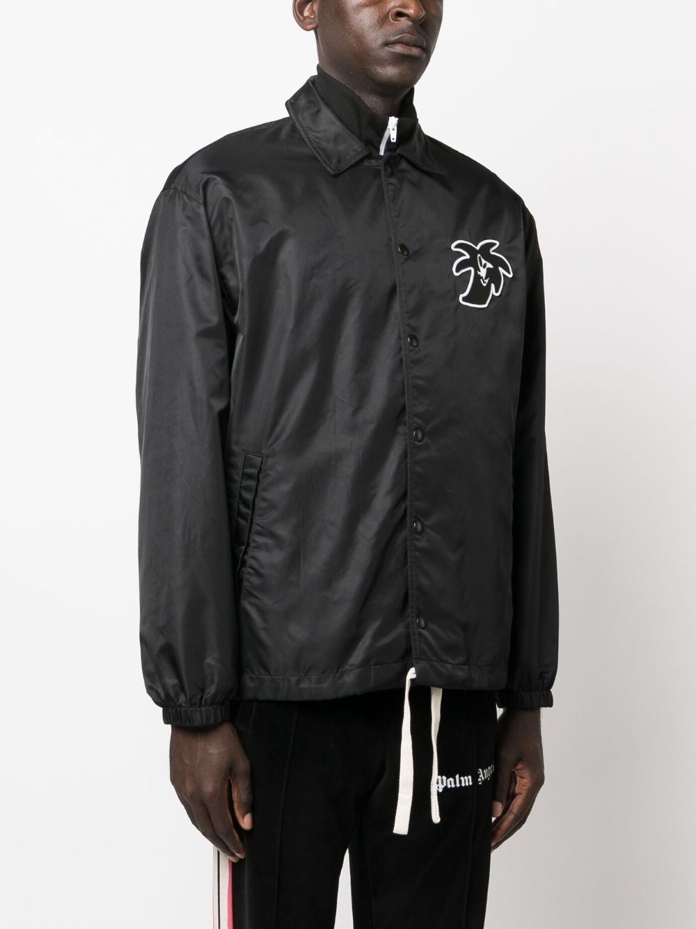 logo-patch lightweight jacket - 3