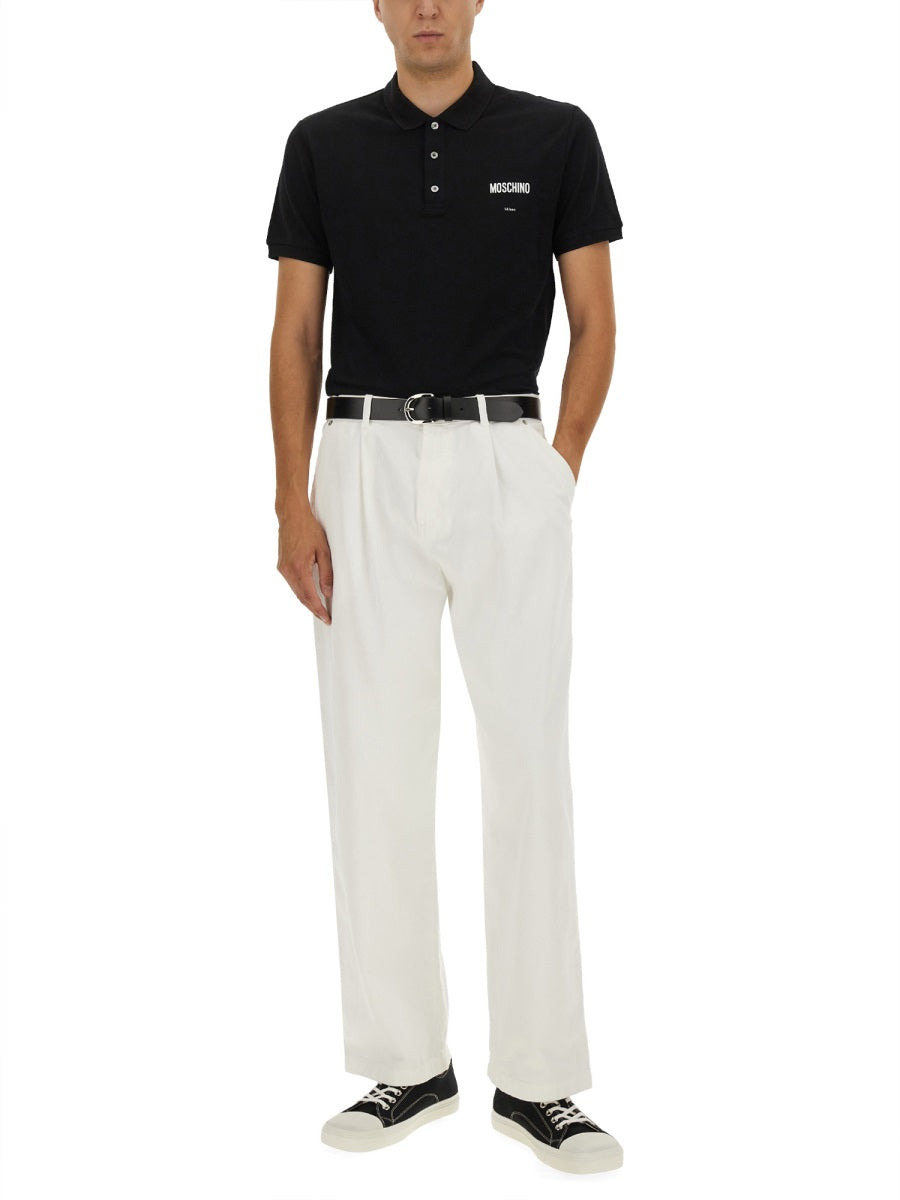 Moschino Men Cotton Pique Polo - 2