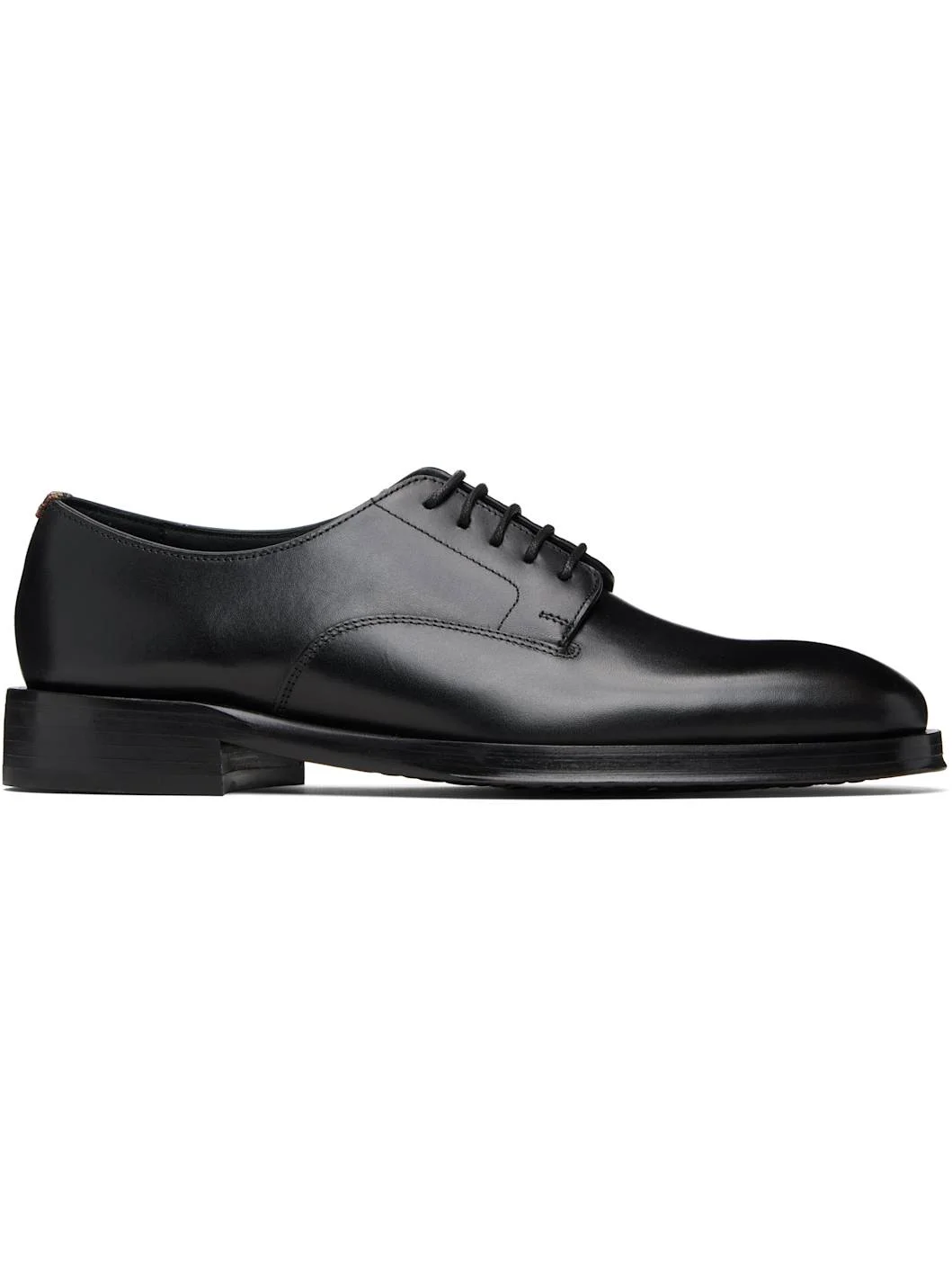 Black Leather 'Jason' Derbys - 1
