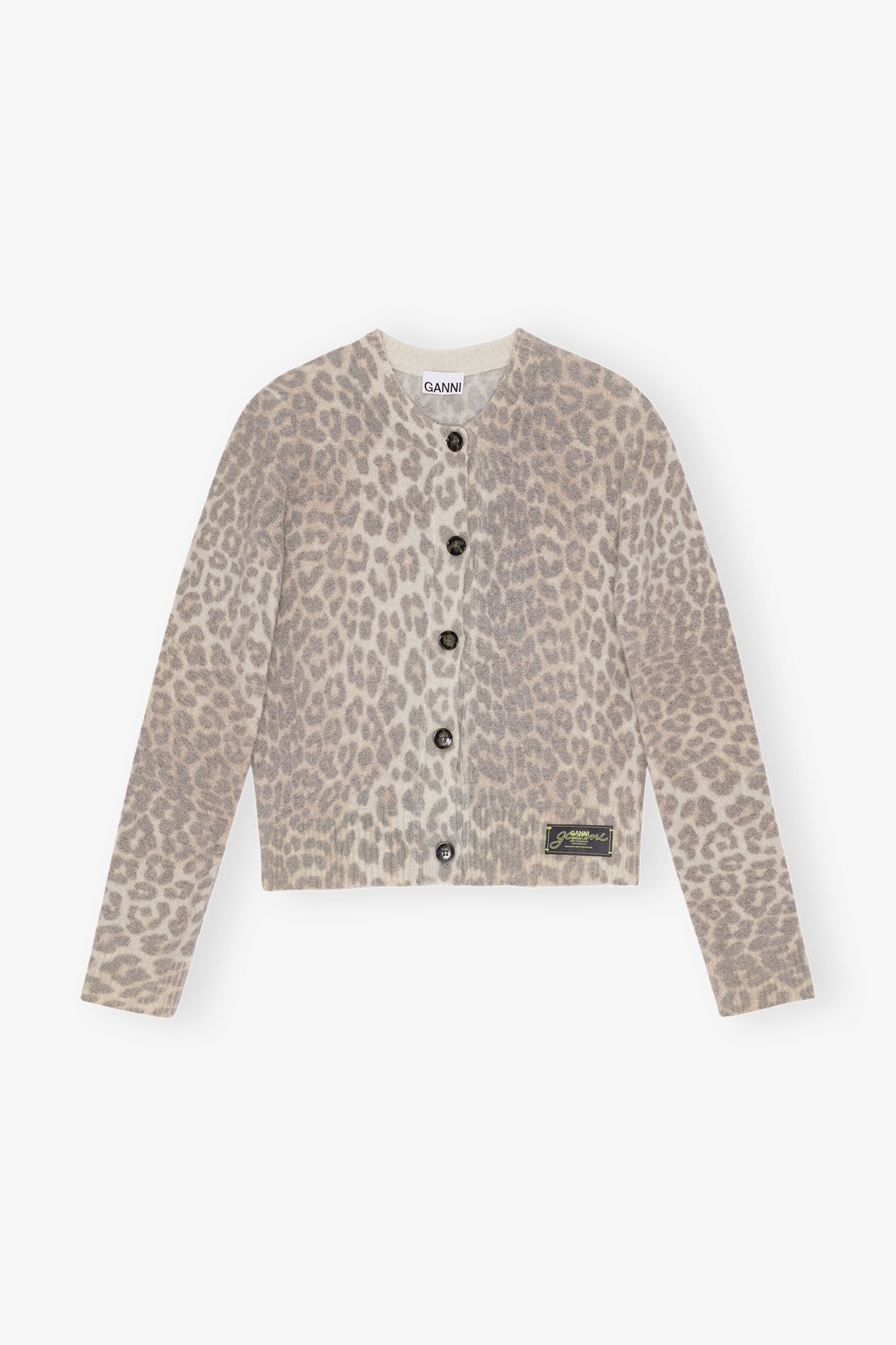 LEOPARD PRINTED CARDIGAN - 1