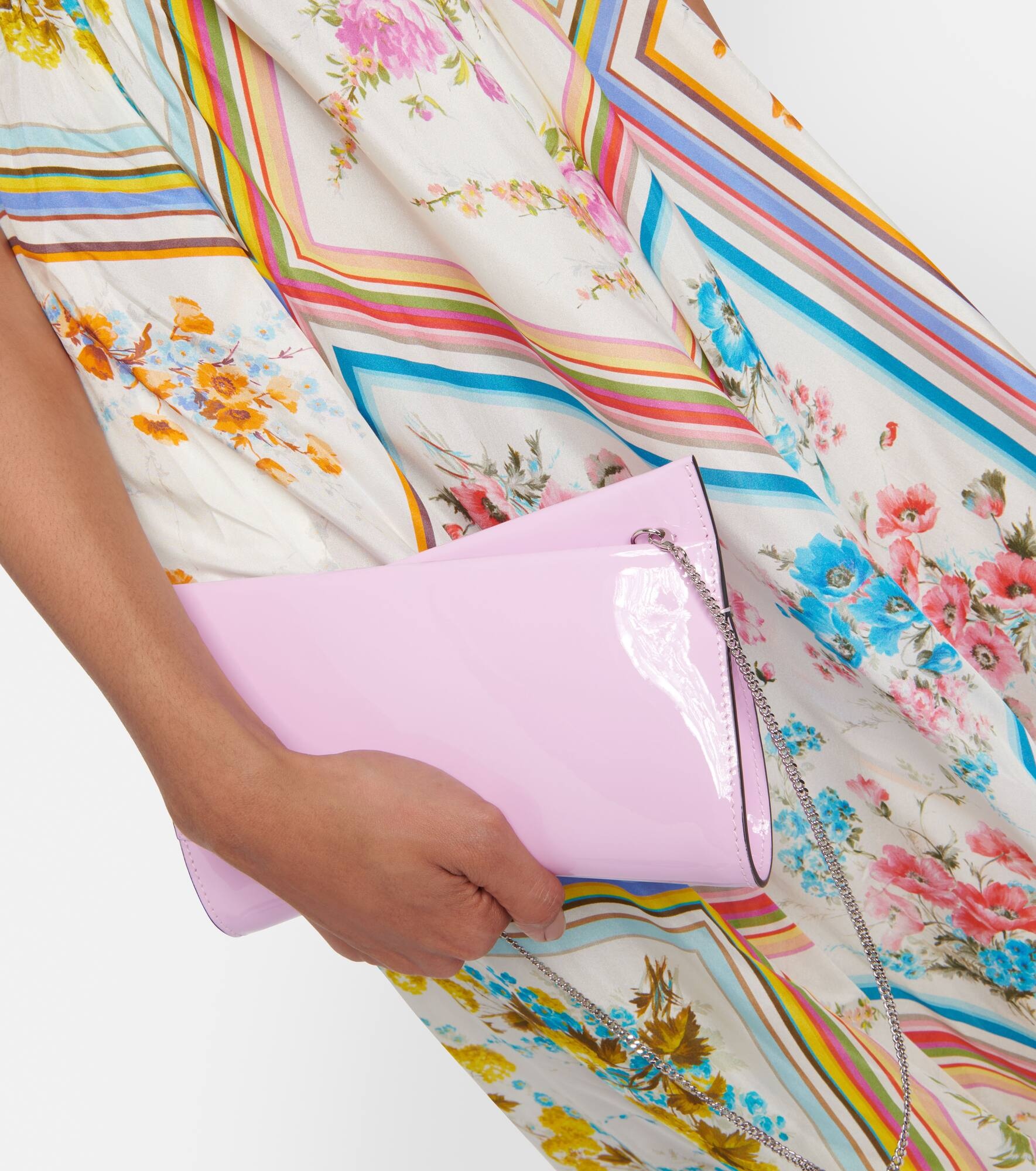 Loubitwist Small patent leather clutch - 2