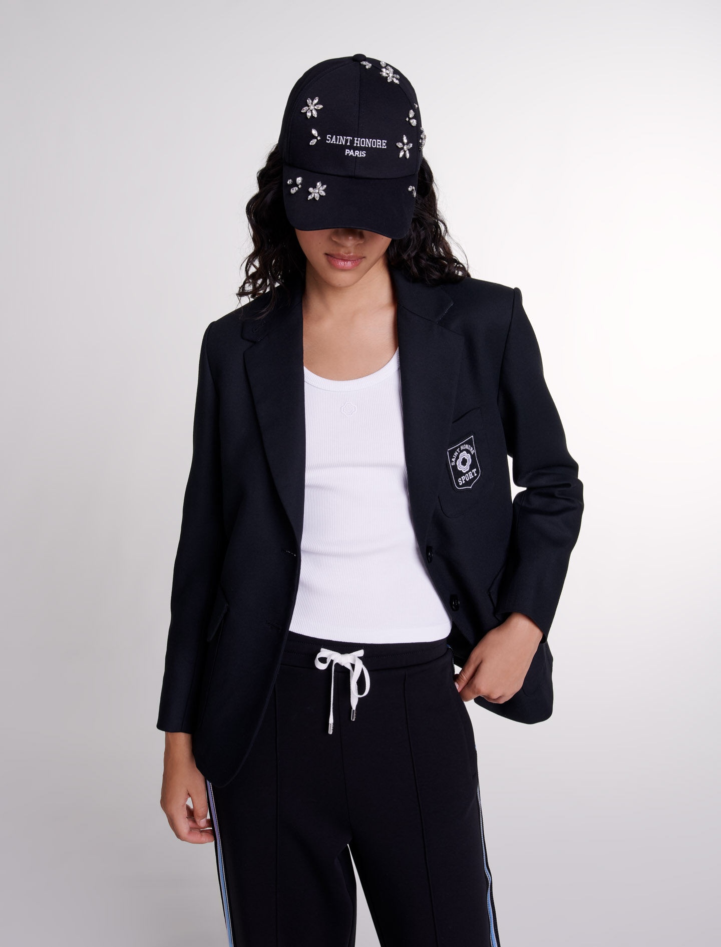 Embroidered suit jacket - 7