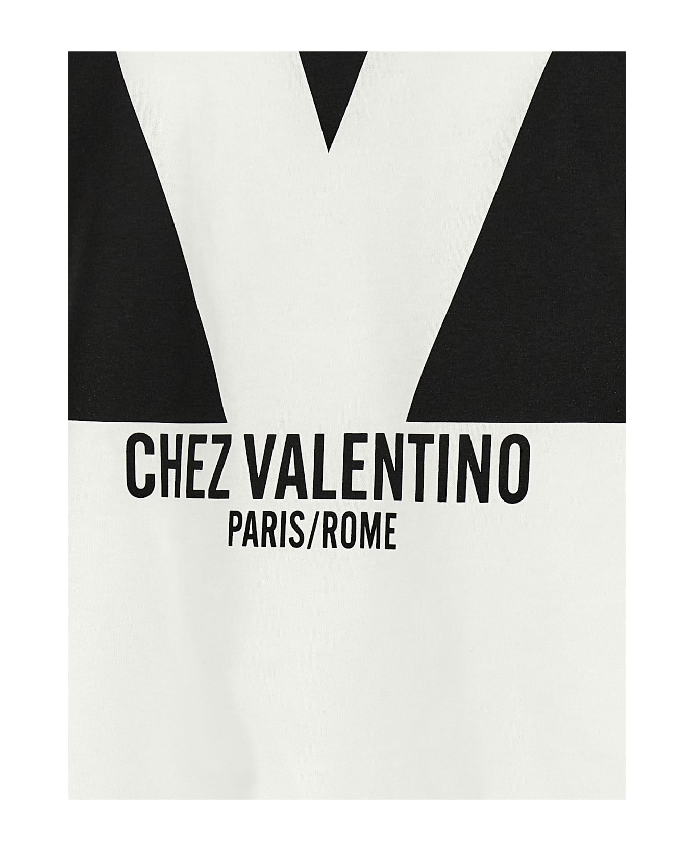 【関税＆送料込み】Striped Chez Valentino Garavani T-Shirt VALENTINO GARAVANI - Chez Valentino T-shirt | Leam Roma
