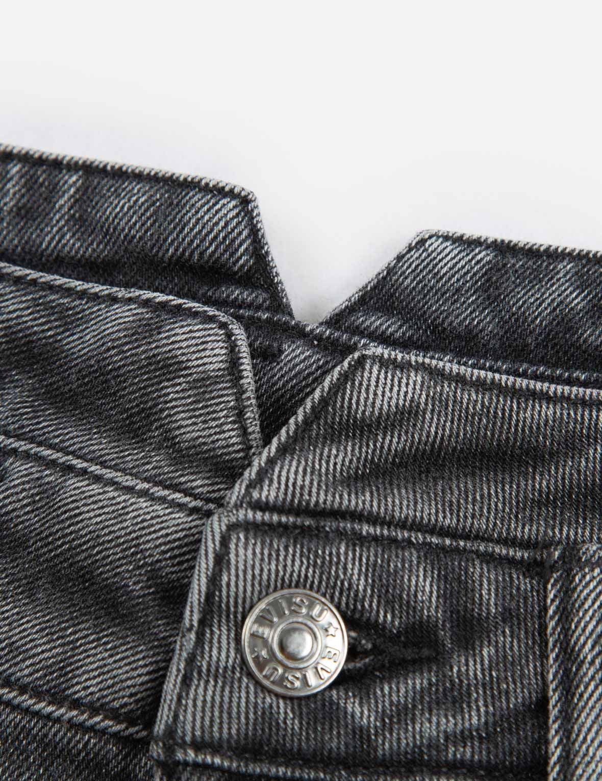 LOGO EMBROIDERY TAPER JEANS - 9