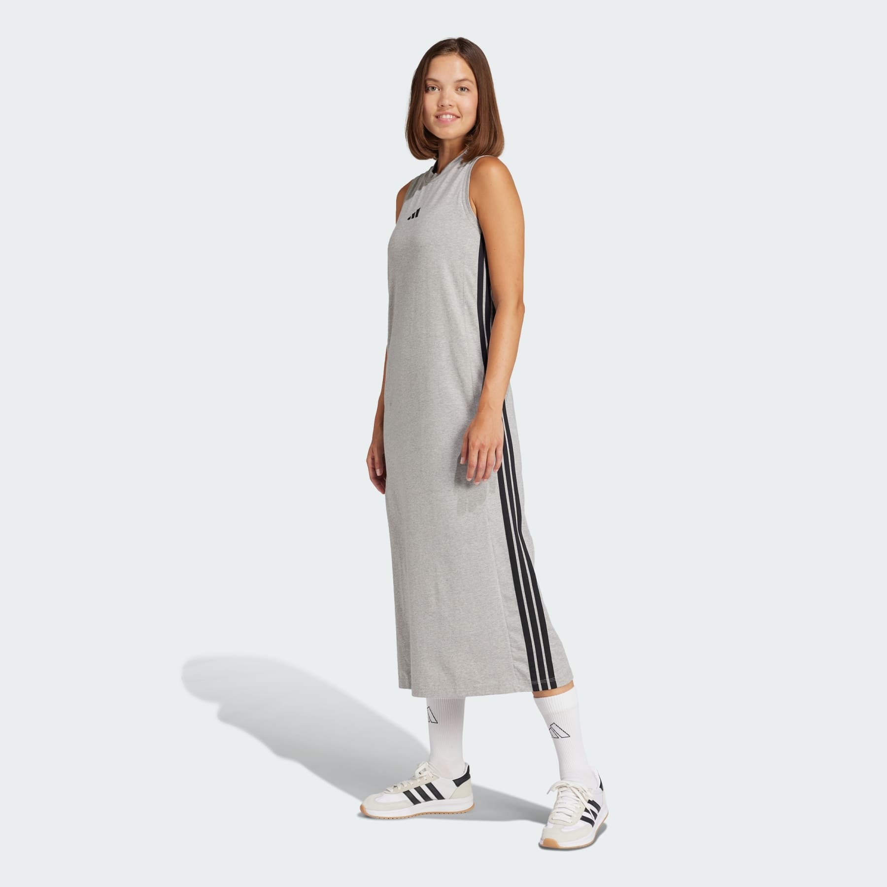 Essentials 3-Stripes Long Racerback Dress - 2