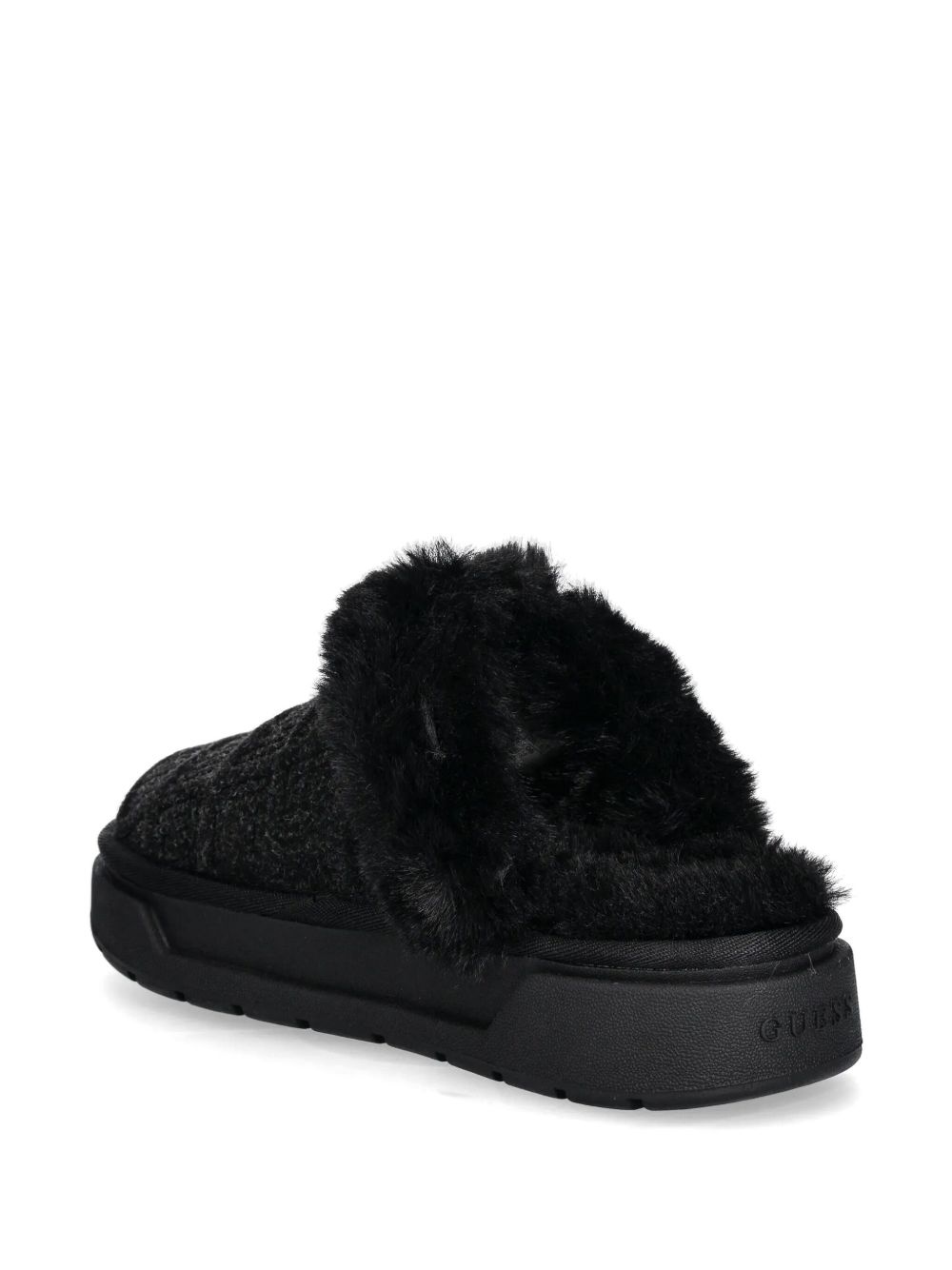 faux-fur slippers - 3