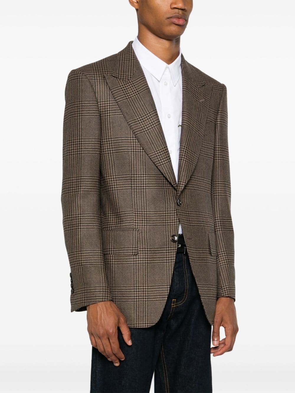 Prince of Wales-pattern blazer - 6