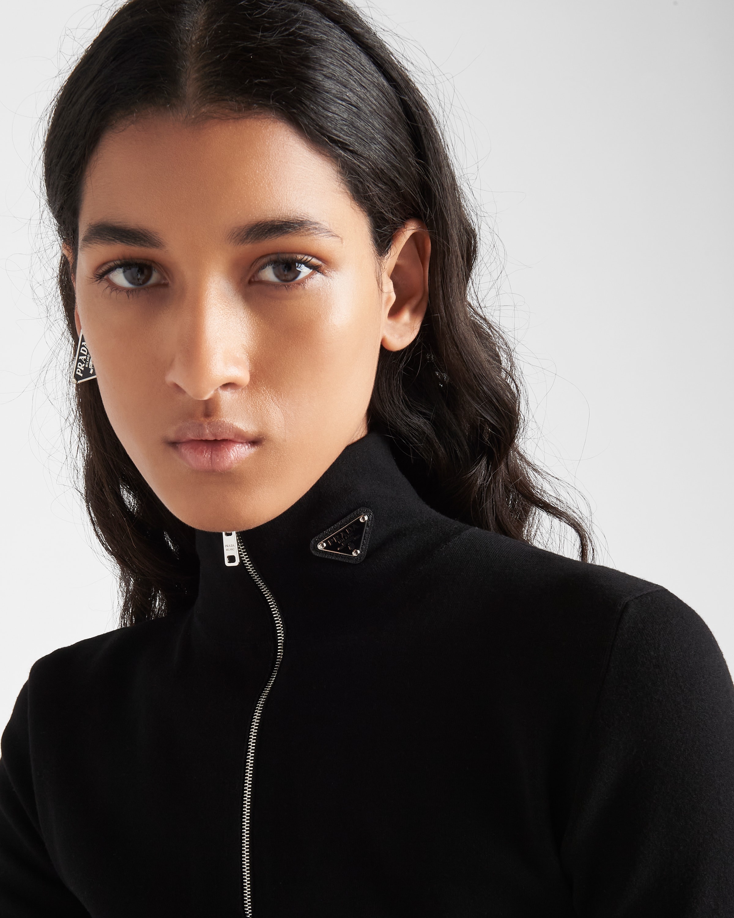 Wool and viscose turtleneck sweater - 3