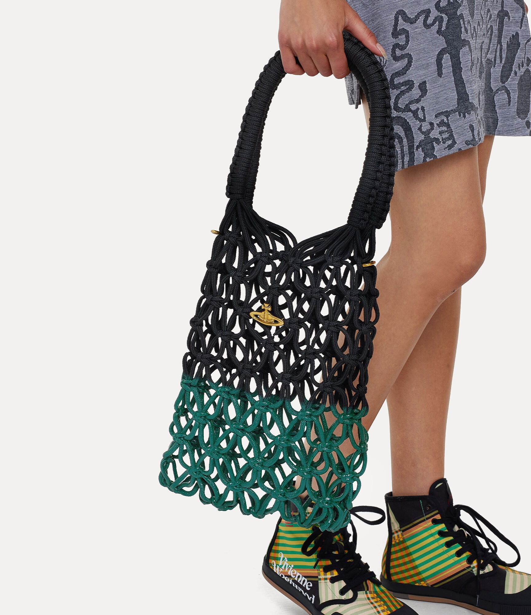 THRAWLER LARGE MACRAME HANDBAG - 2