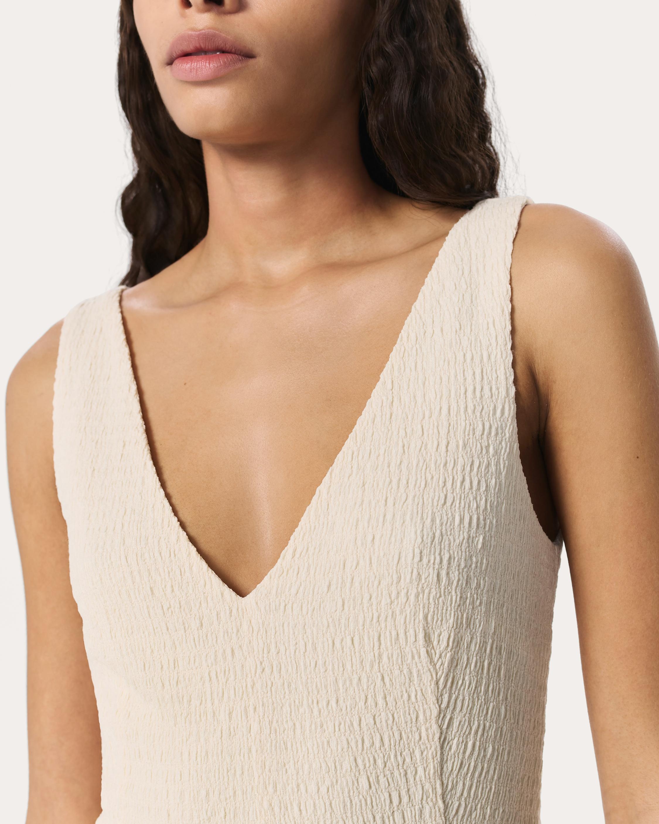 Lou V-Neck Midi Dress - 4