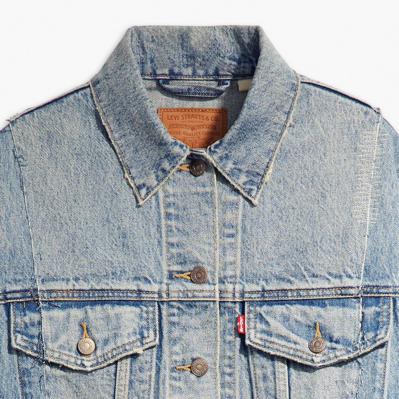 90S REPAIRED TRUCKER JACKET - 7