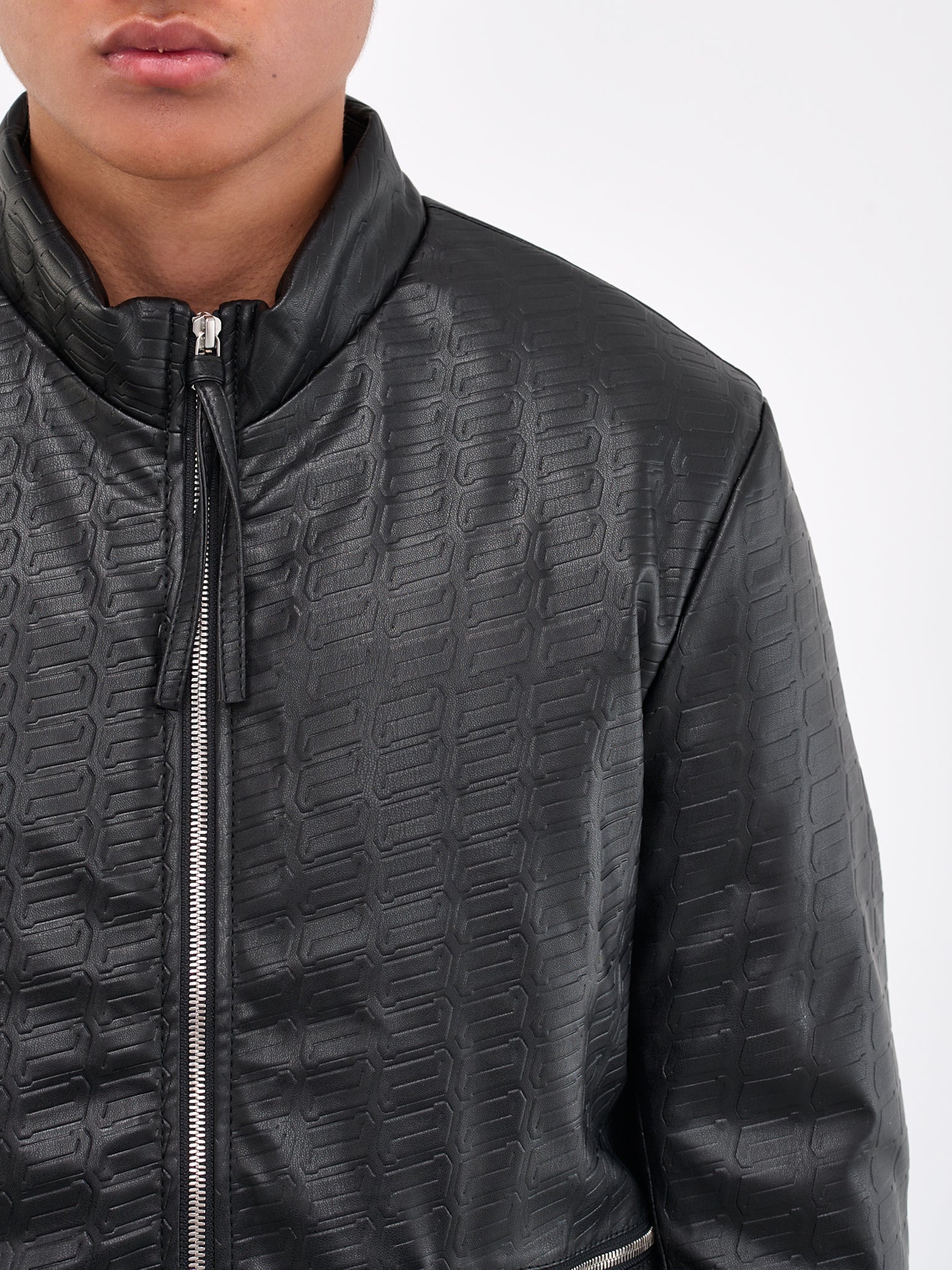 Embossed Rider Jacket - 4